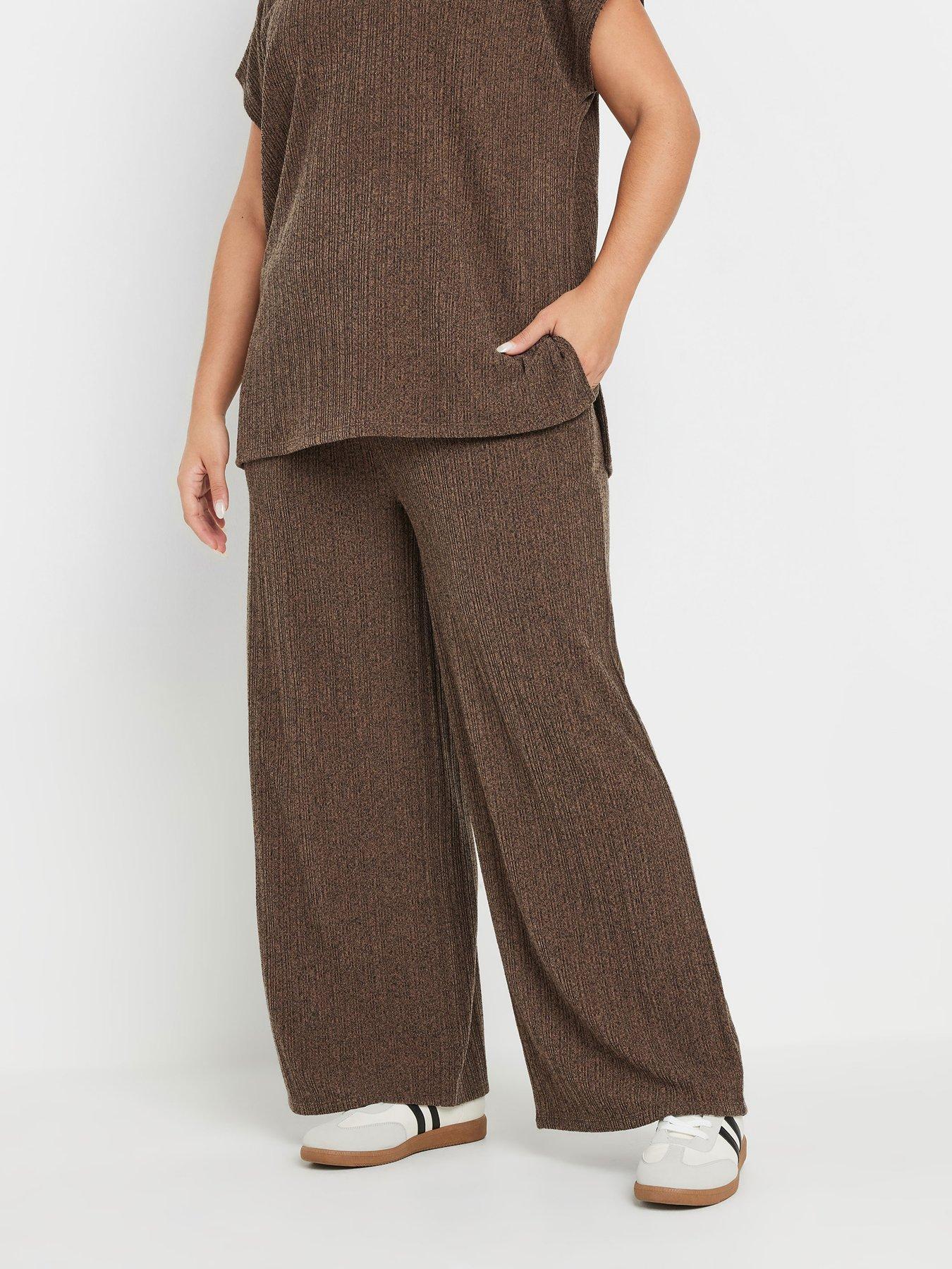 undefined Curve Knitted Trouser Co-Ord