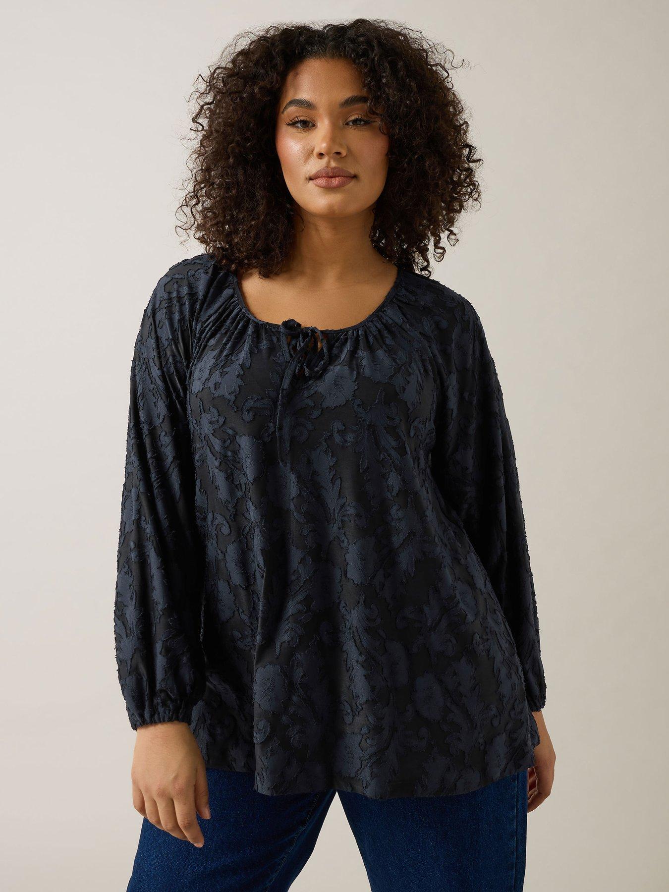 undefined Burnout Jersey Top - Blue