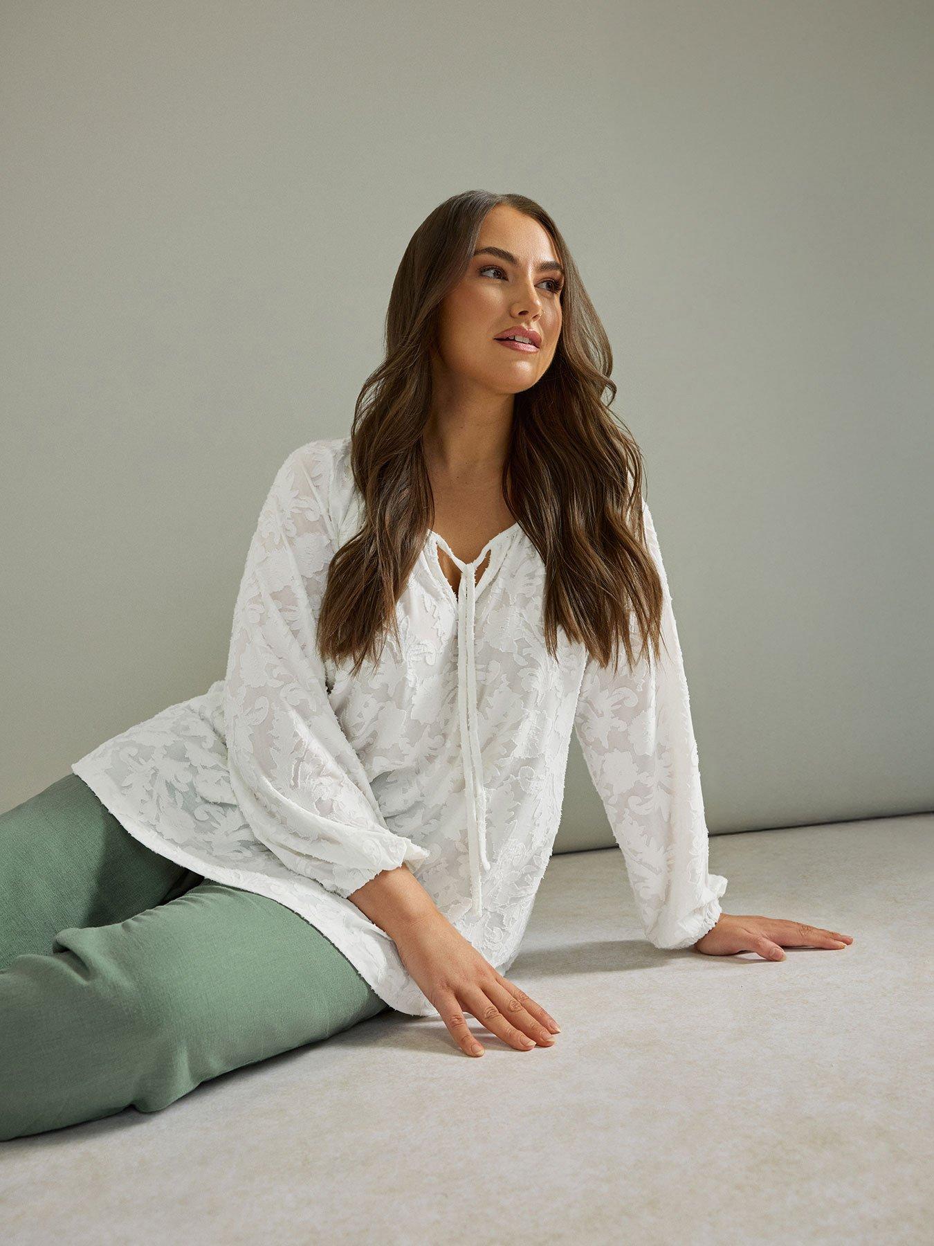 undefined Burnout Jersey Top - Ivory
