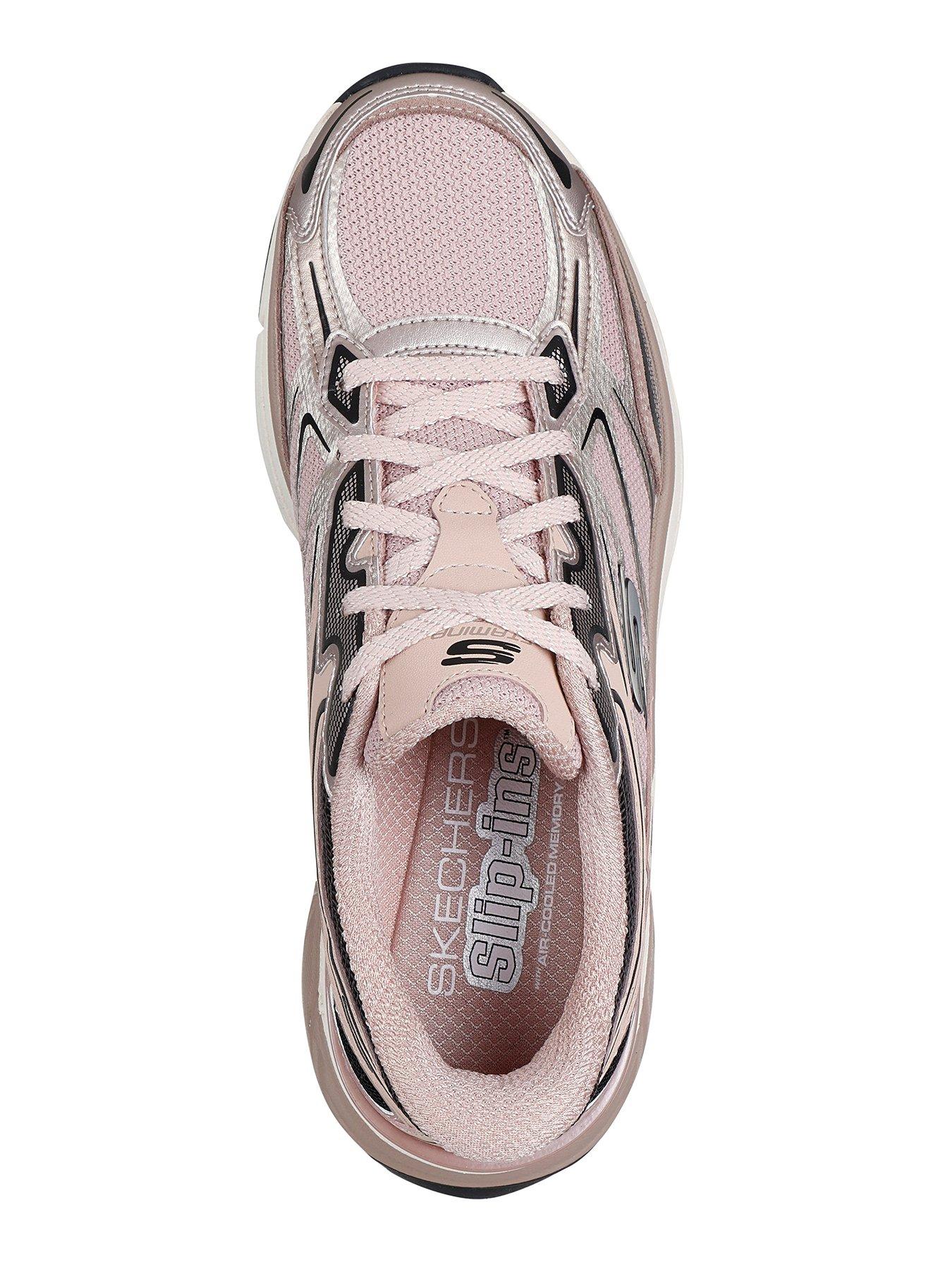 Skechers Stamina Sport Slip-Ins Trainer Rose Gold Duraleather