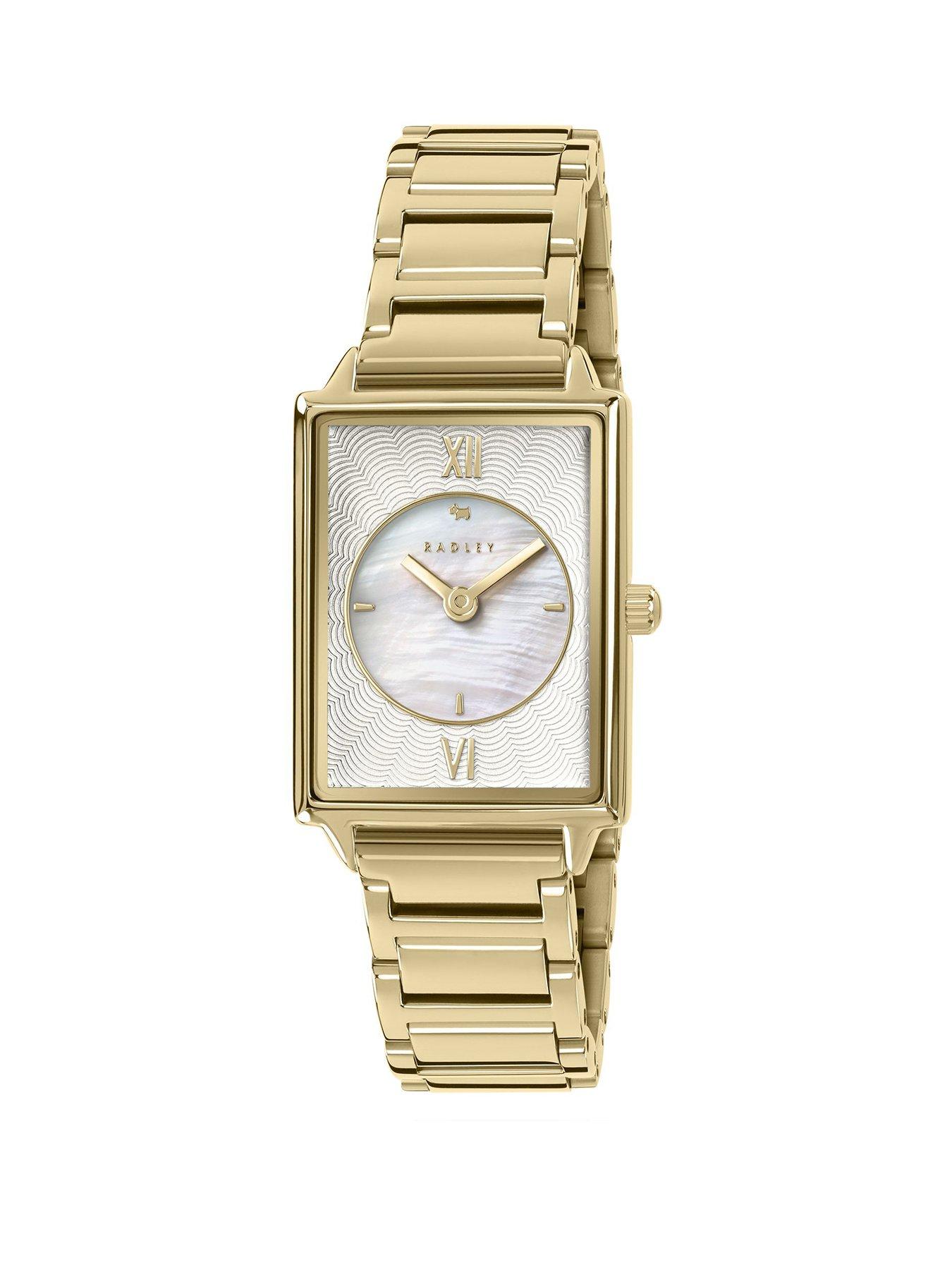 undefined Gold Plated Rectangular 24mm Bracelet