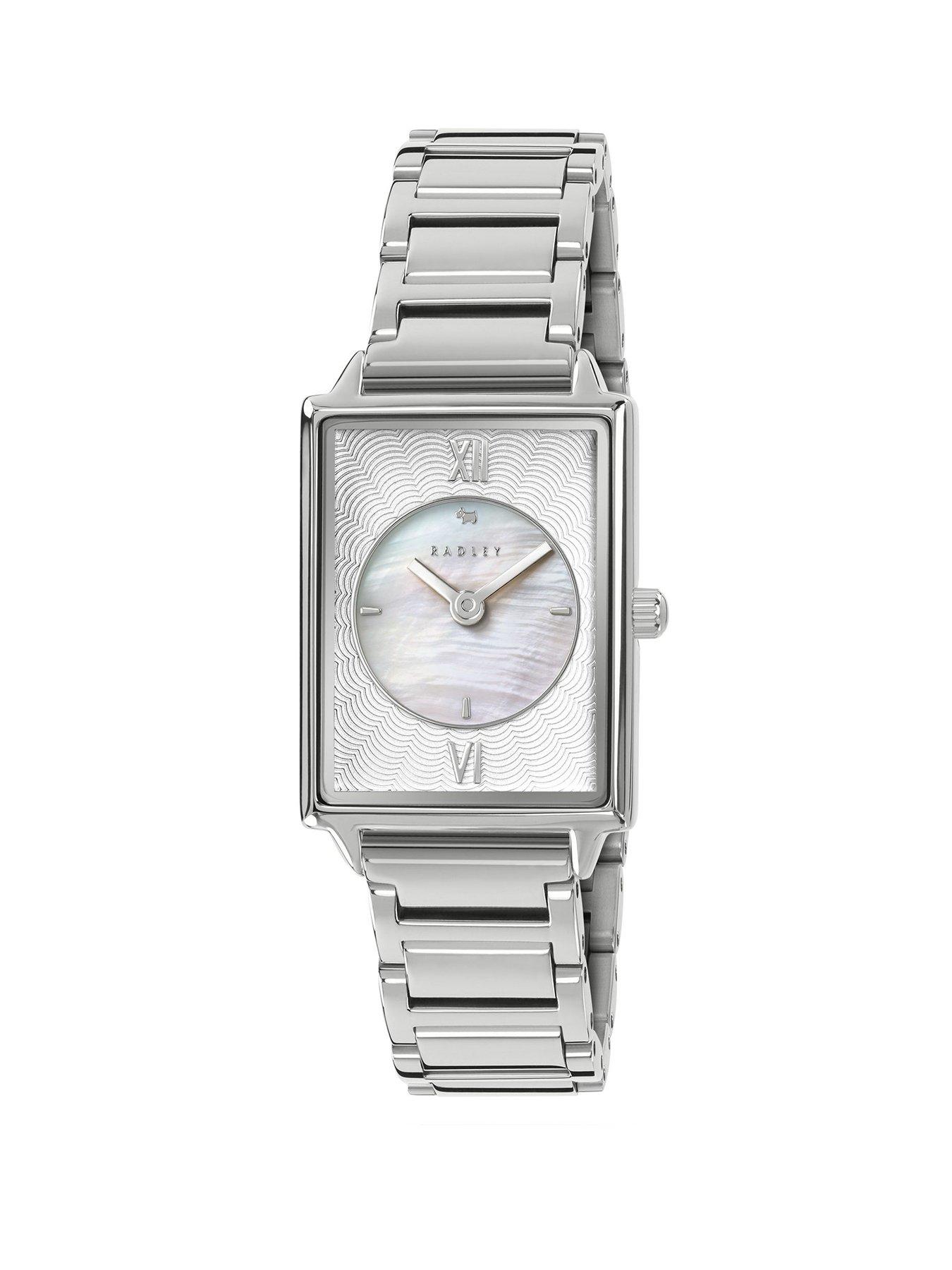 undefined Silver Rectangular 24mm Bracelet Watch