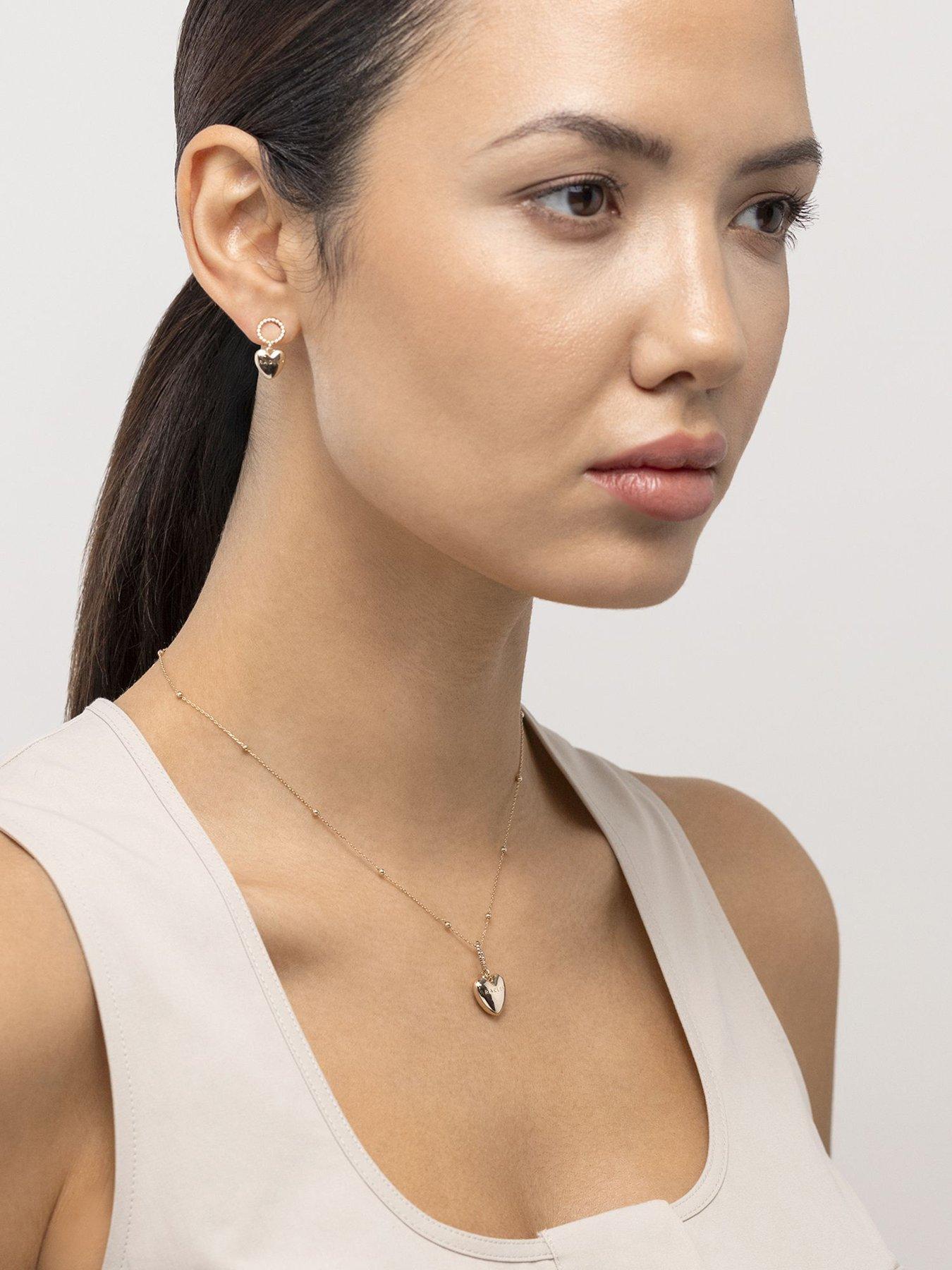 Image 2 of 6 of Radley 18ct Gold Plated Hanging Heart Pendant Necklace
