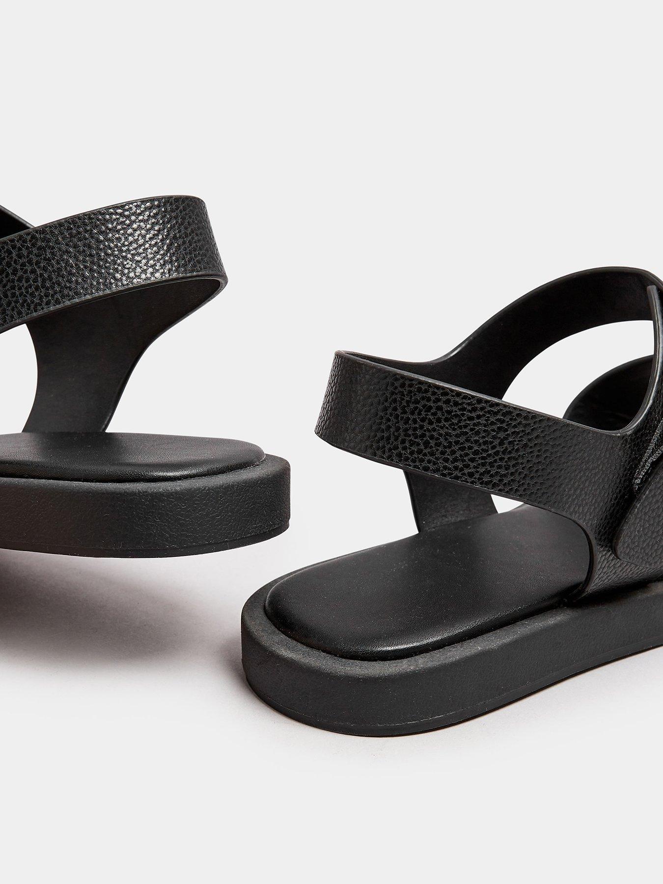 Image 3 of 4 of Yours Extra Wide Fit Buckle Chunky Sandals