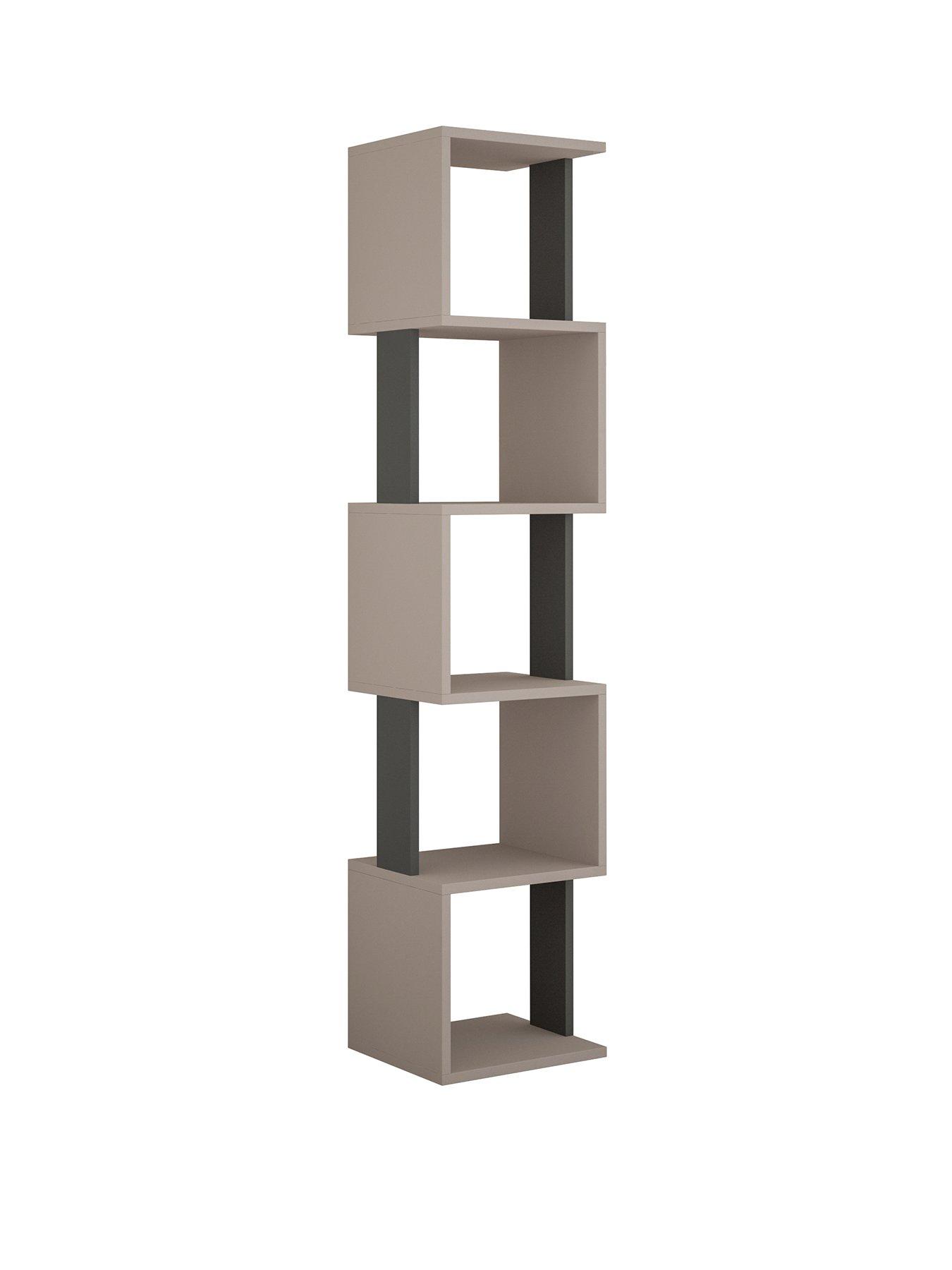 Image 2 of 4 of Decortie Piri Bookcase Shelf Unit - Mocha/antharite