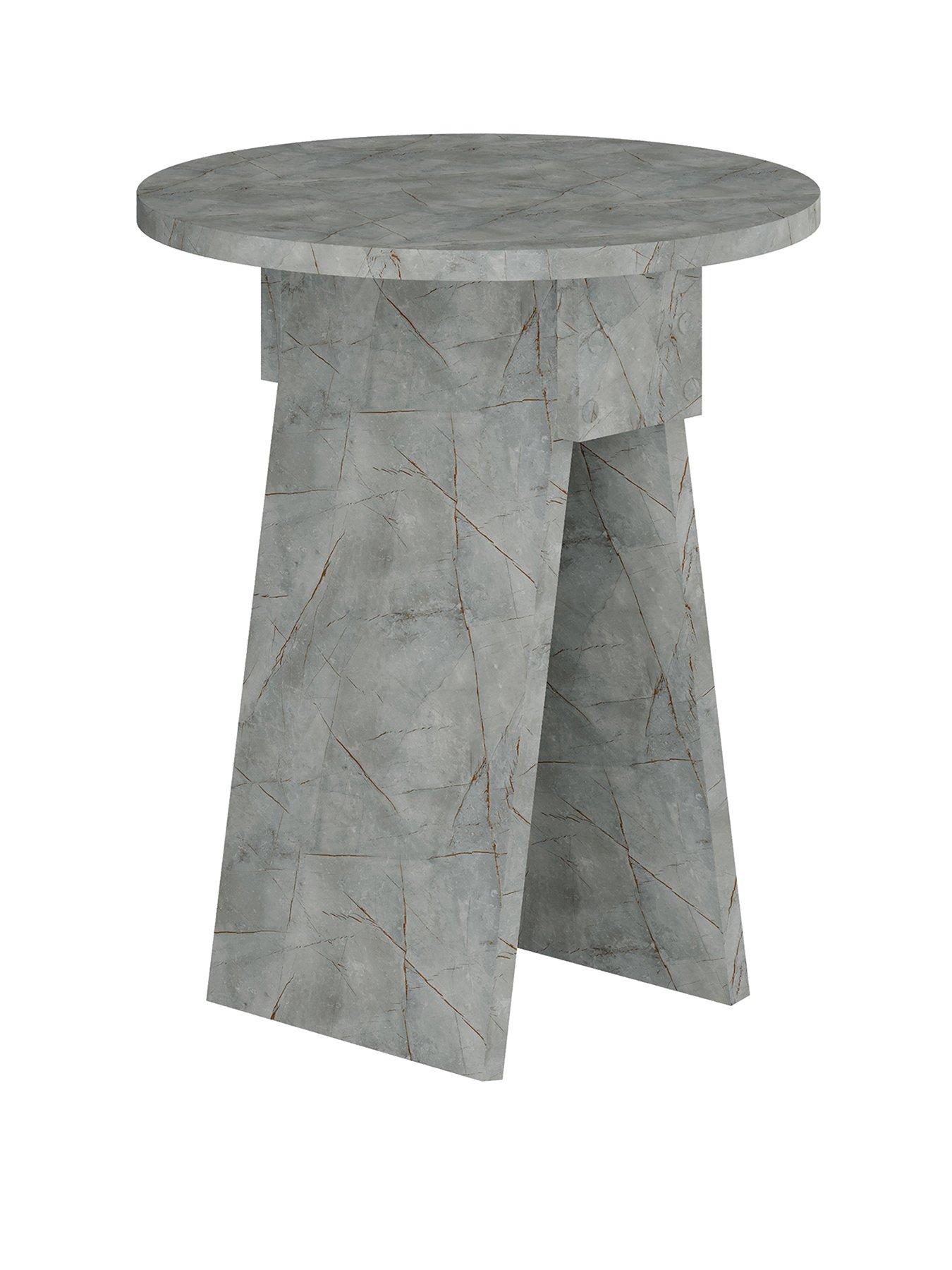 Image 2 of 7 of Decortie Chen Side Table - Grey