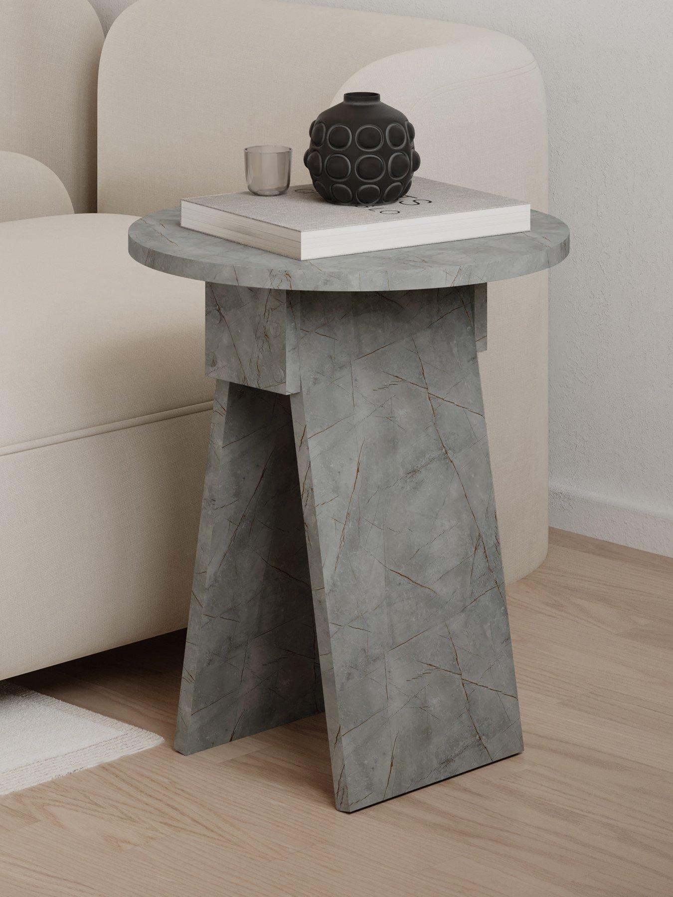 Image 3 of 7 of Decortie Chen Side Table - Grey