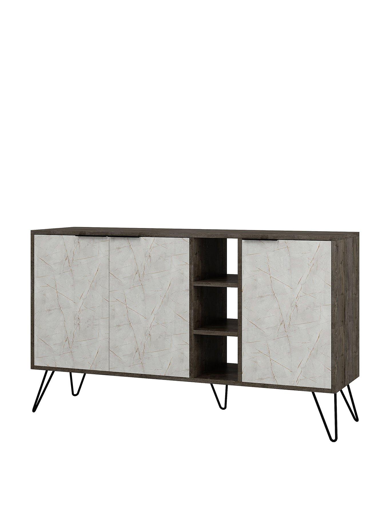 Image 2 of 5 of Decortie Clara Sideboard - Dark Brown/mocha