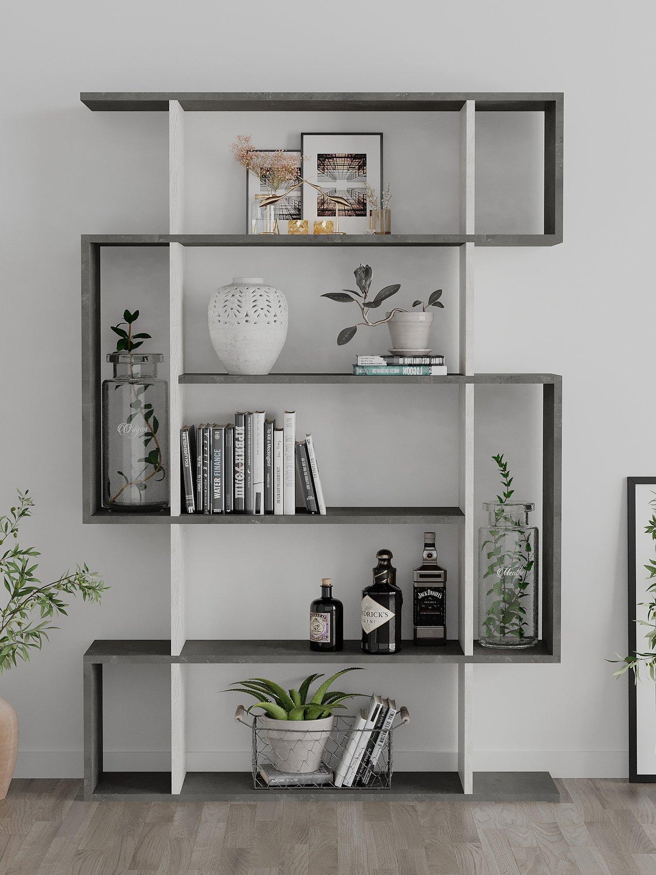 Decortie Mito Bookcase - Grey/white