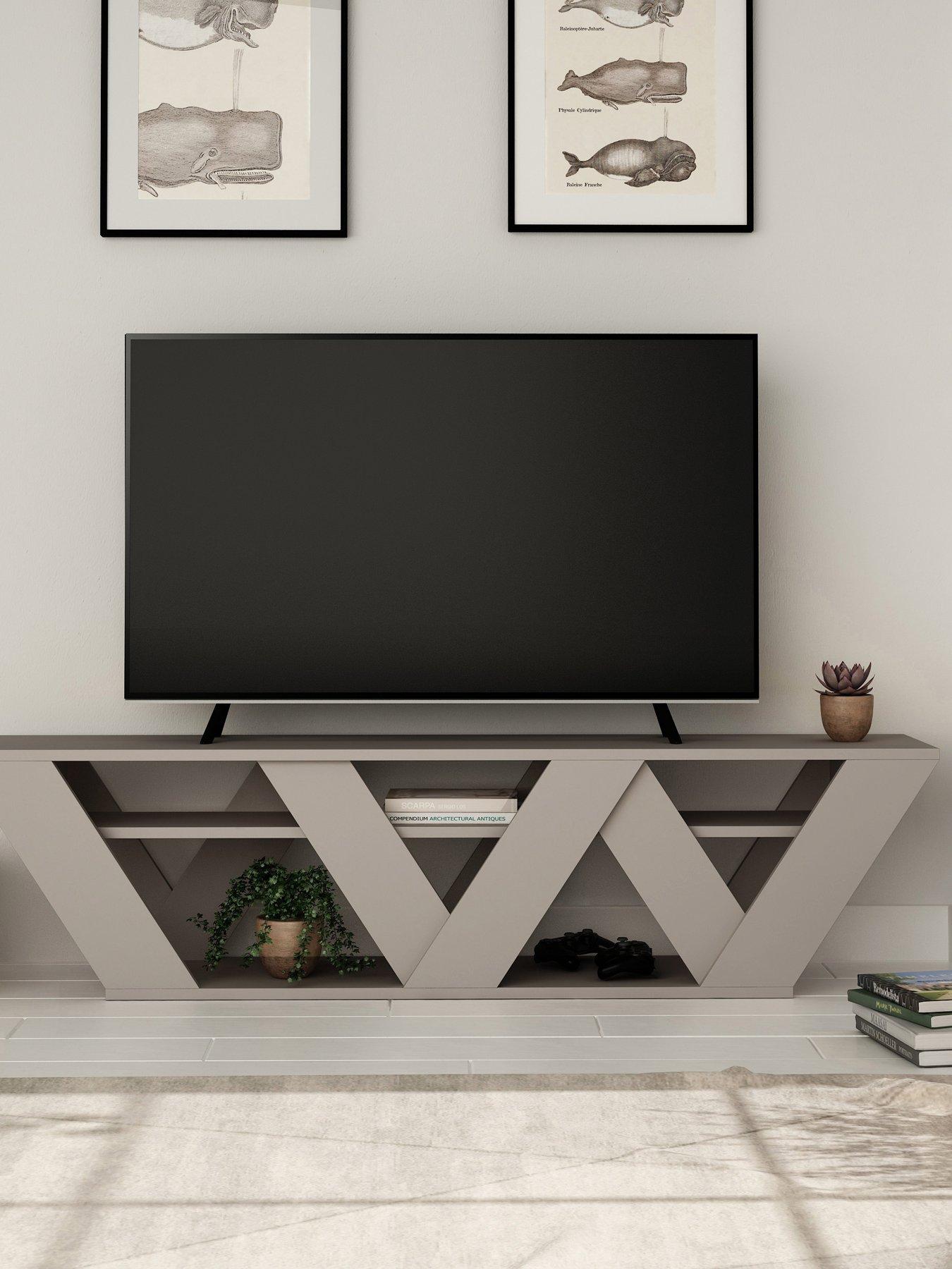 Decortie Ralla Tv Stand - Mocha