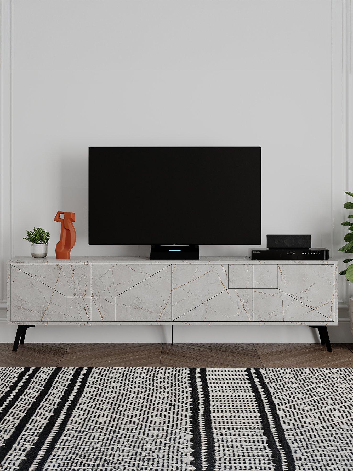 Decortie Dune Tv Stand - Light Grey