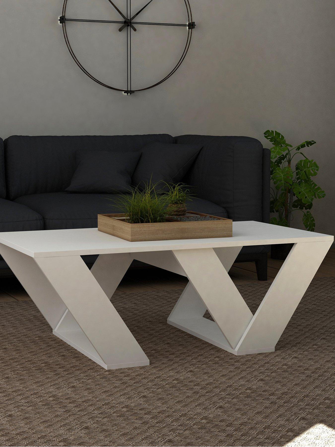 Decortie Pipra Coffee Table - White