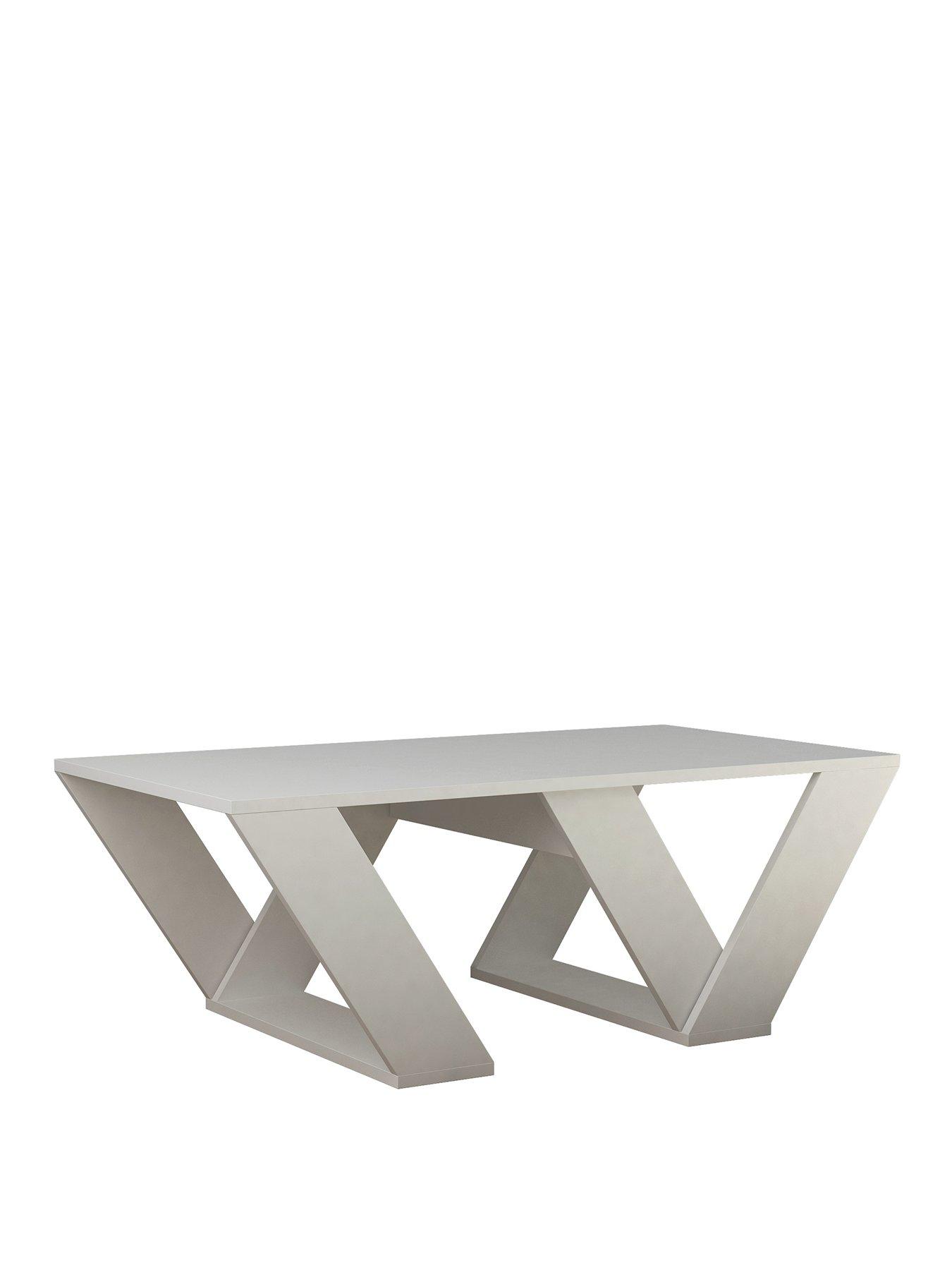 Image 2 of 8 of Decortie Pipra Coffee Table - White