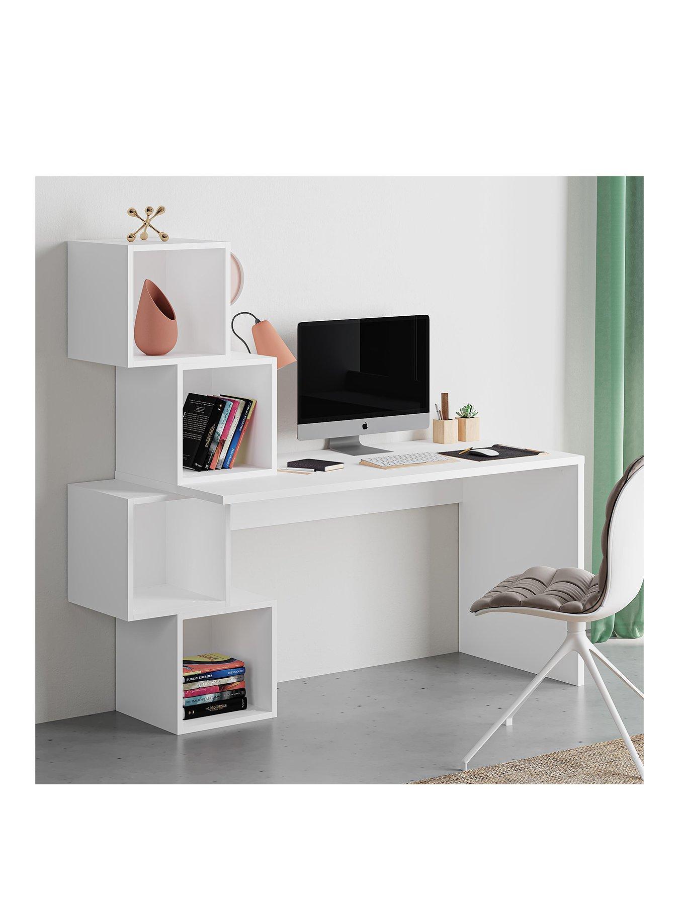 Image 3 of 6 of Decortie Balance Desk - White