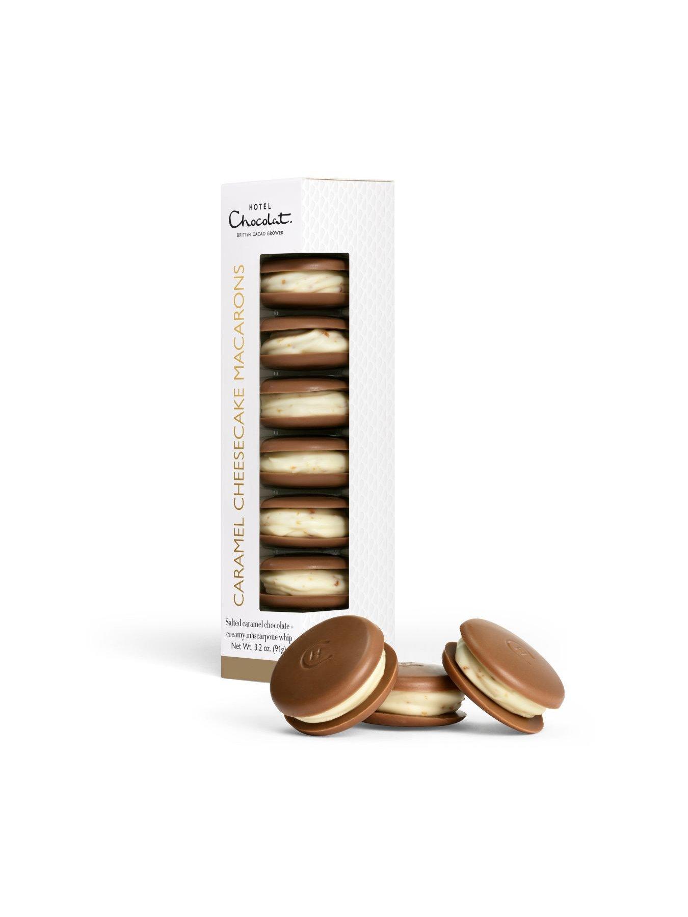 Image 3 of 6 of Hotel Chocolat Happy Birthday Pocket &amp; Caramel Cheese Cake Macarons