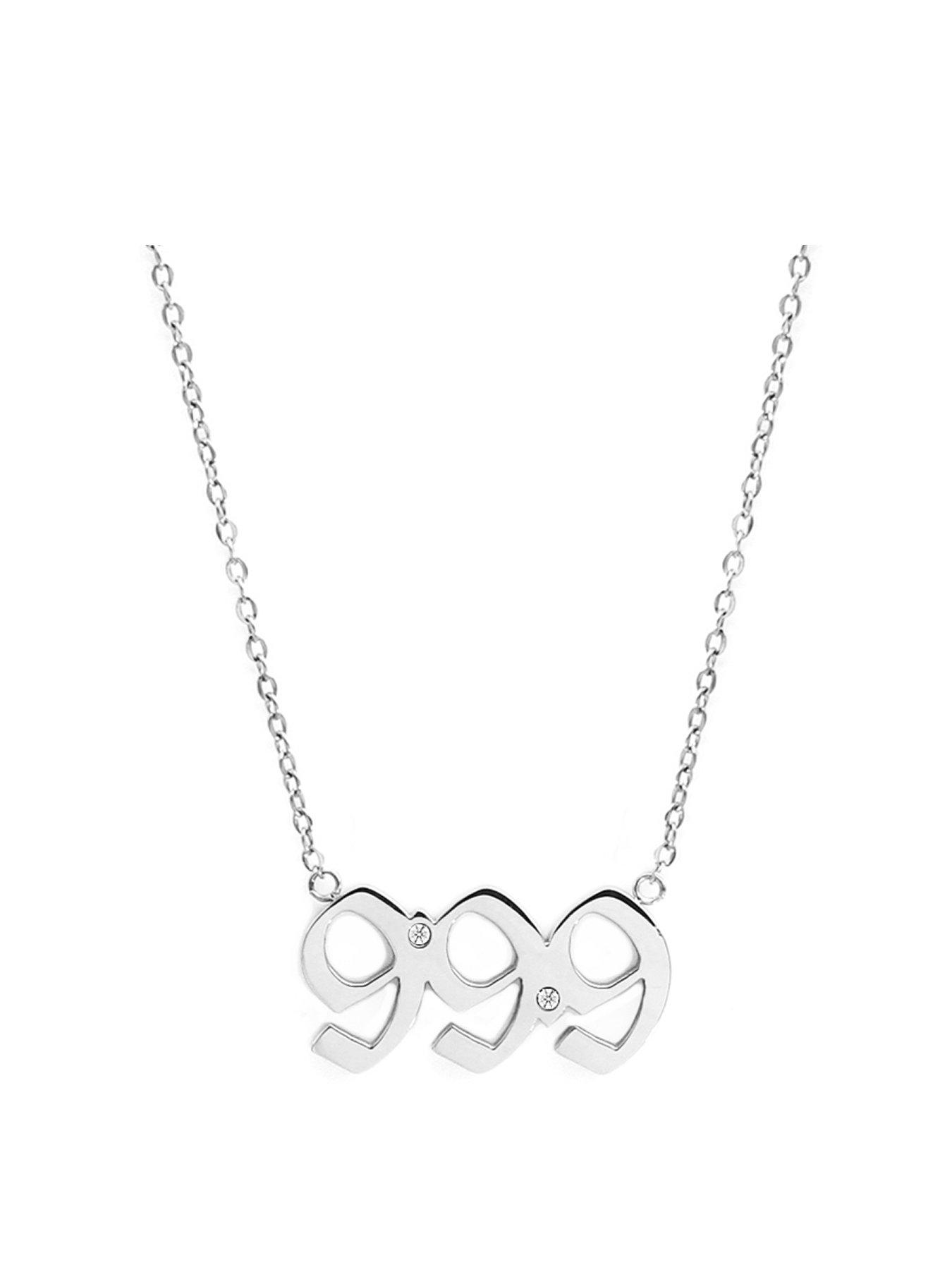 Say It With Angel Number Necklace - Silver