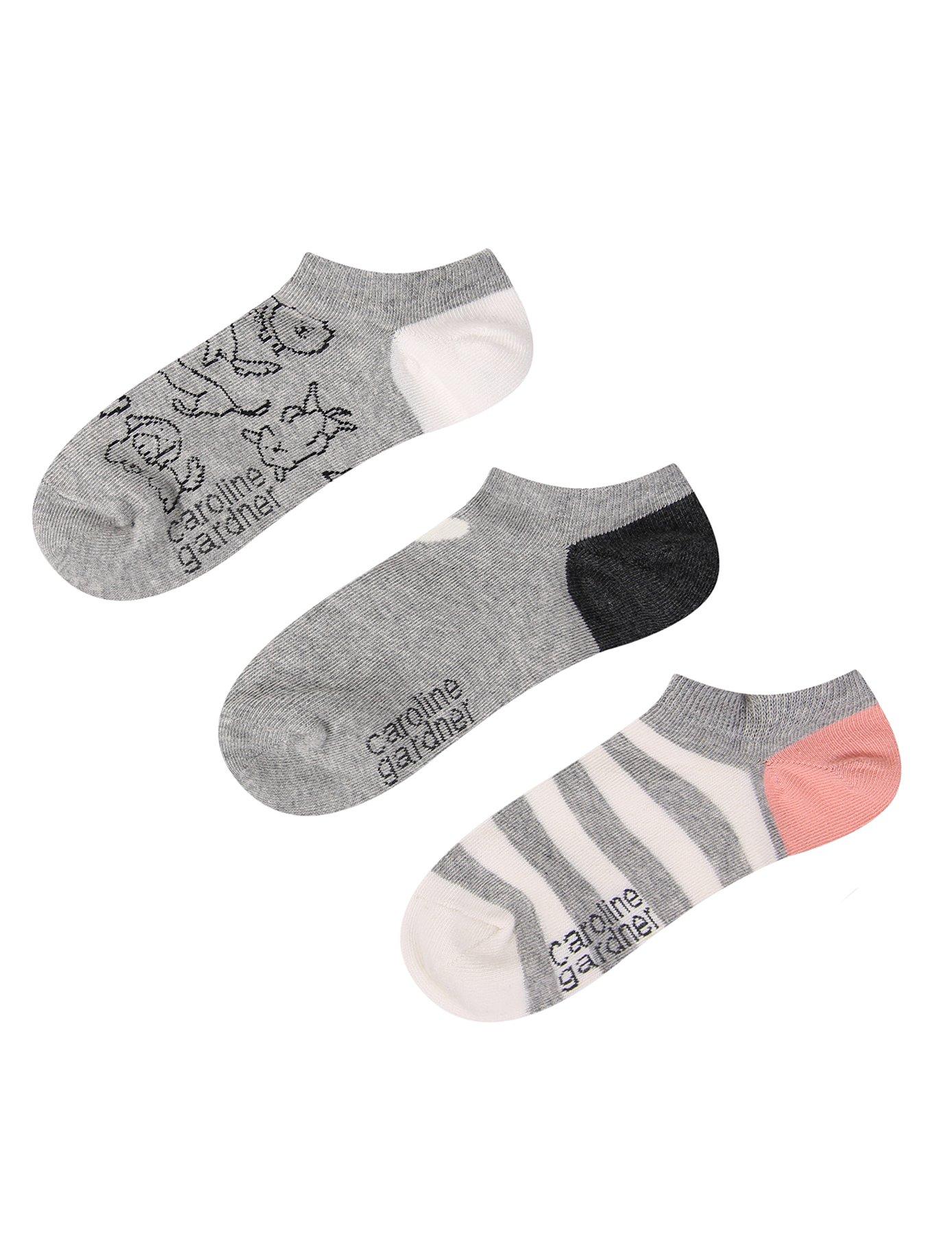 Image 3 of 4 of Caroline Gardner 3pk Fas T/l - Light Grey