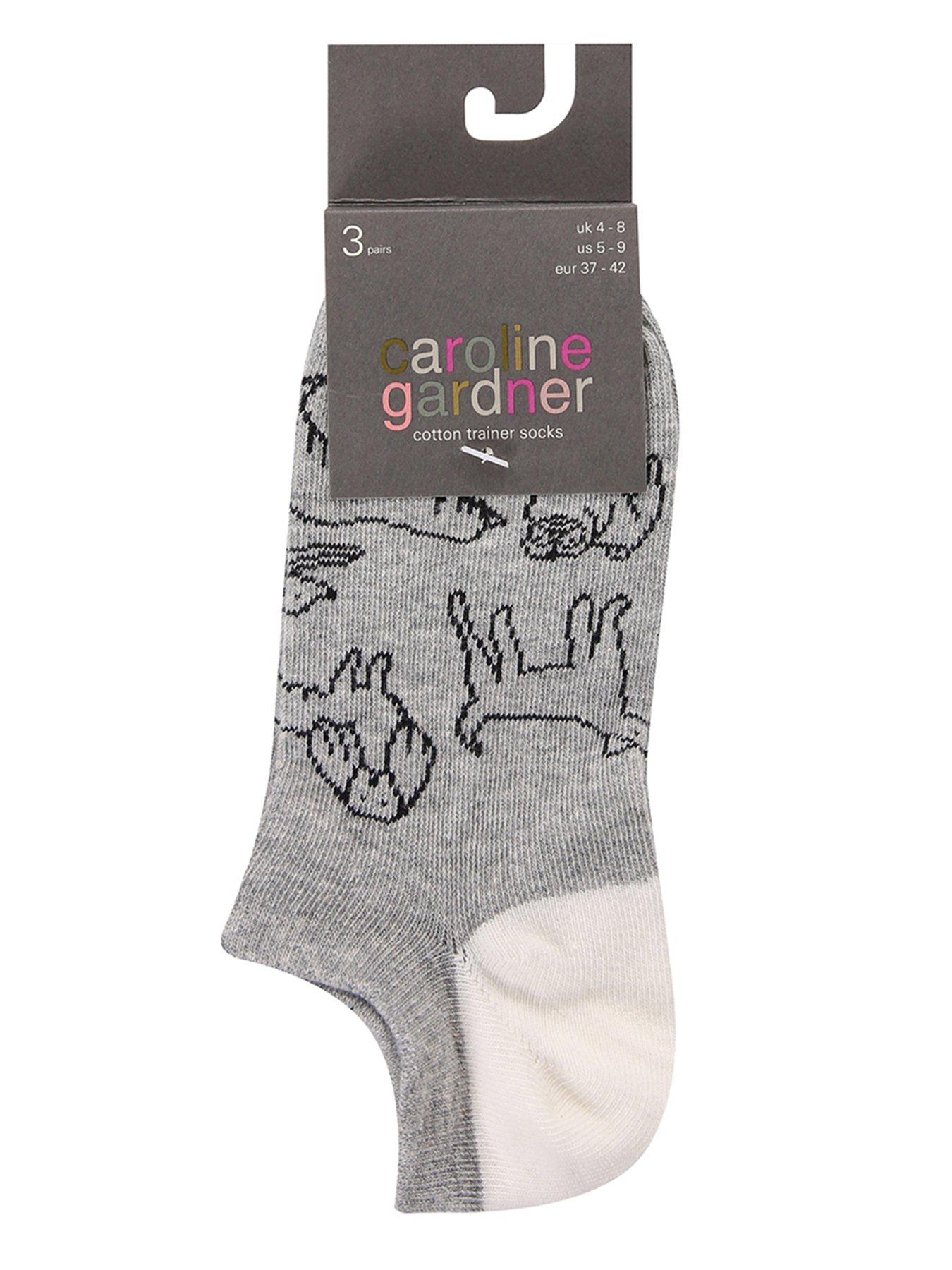 Image 4 of 4 of Caroline Gardner 3pk Fas T/l - Light Grey