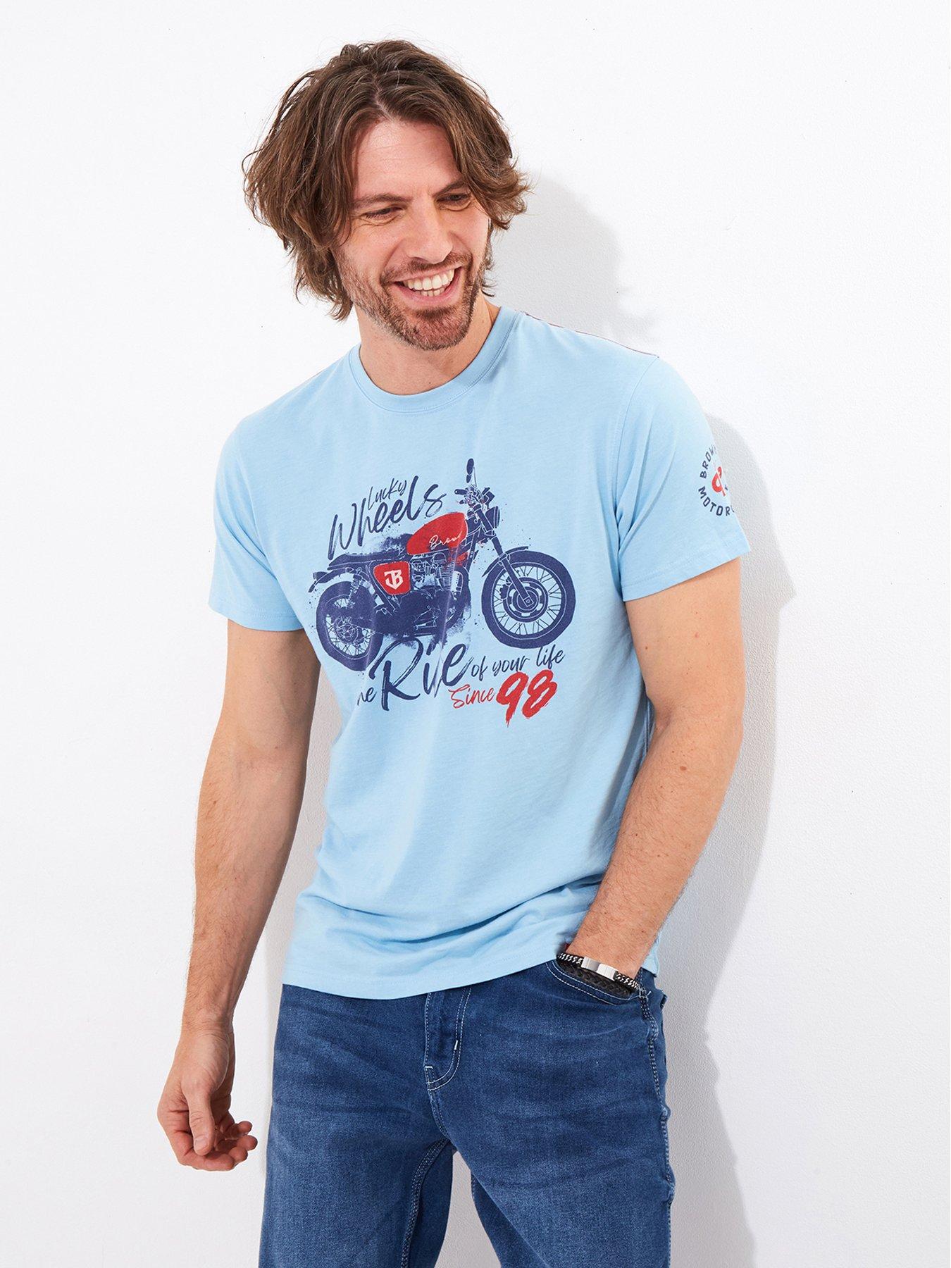 undefined Lucky Wheels T-shirt - Light Blue