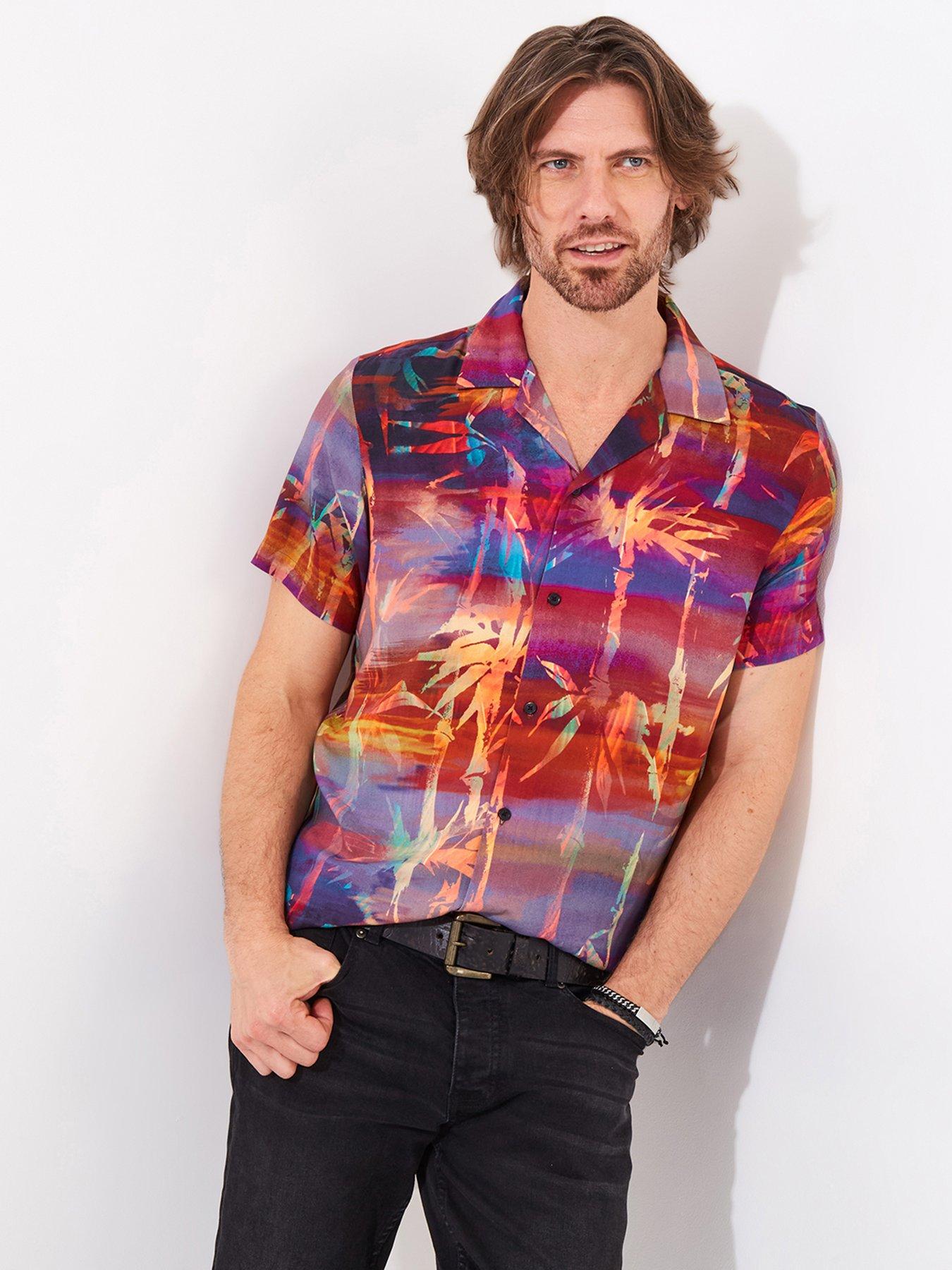 Joe Browns Perfect Palm Short Sleeve Shirt - Multi
