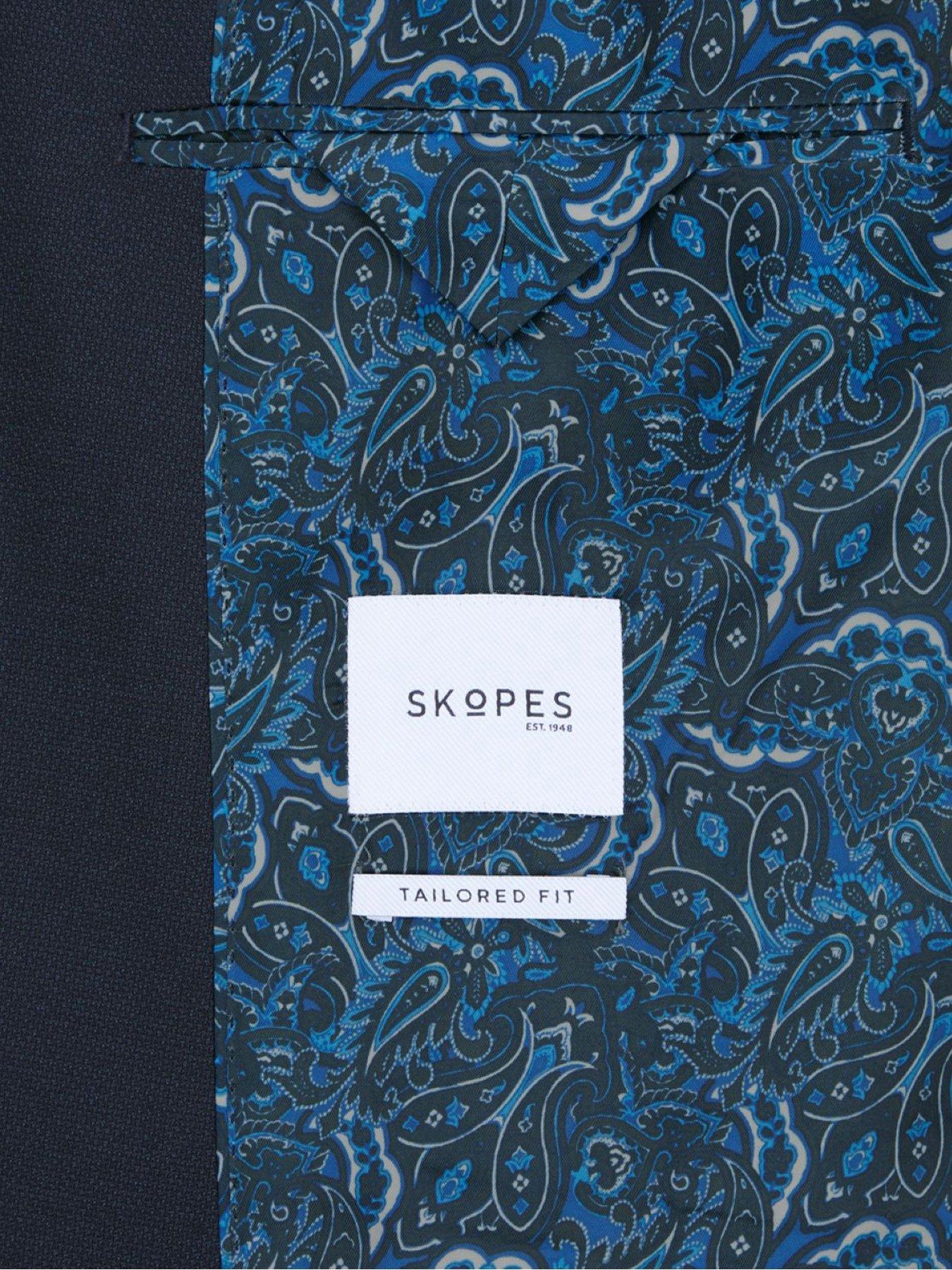 Image 5 of 6 of Skopes Harcourt Tailored Fit Suit Jacket - Navy