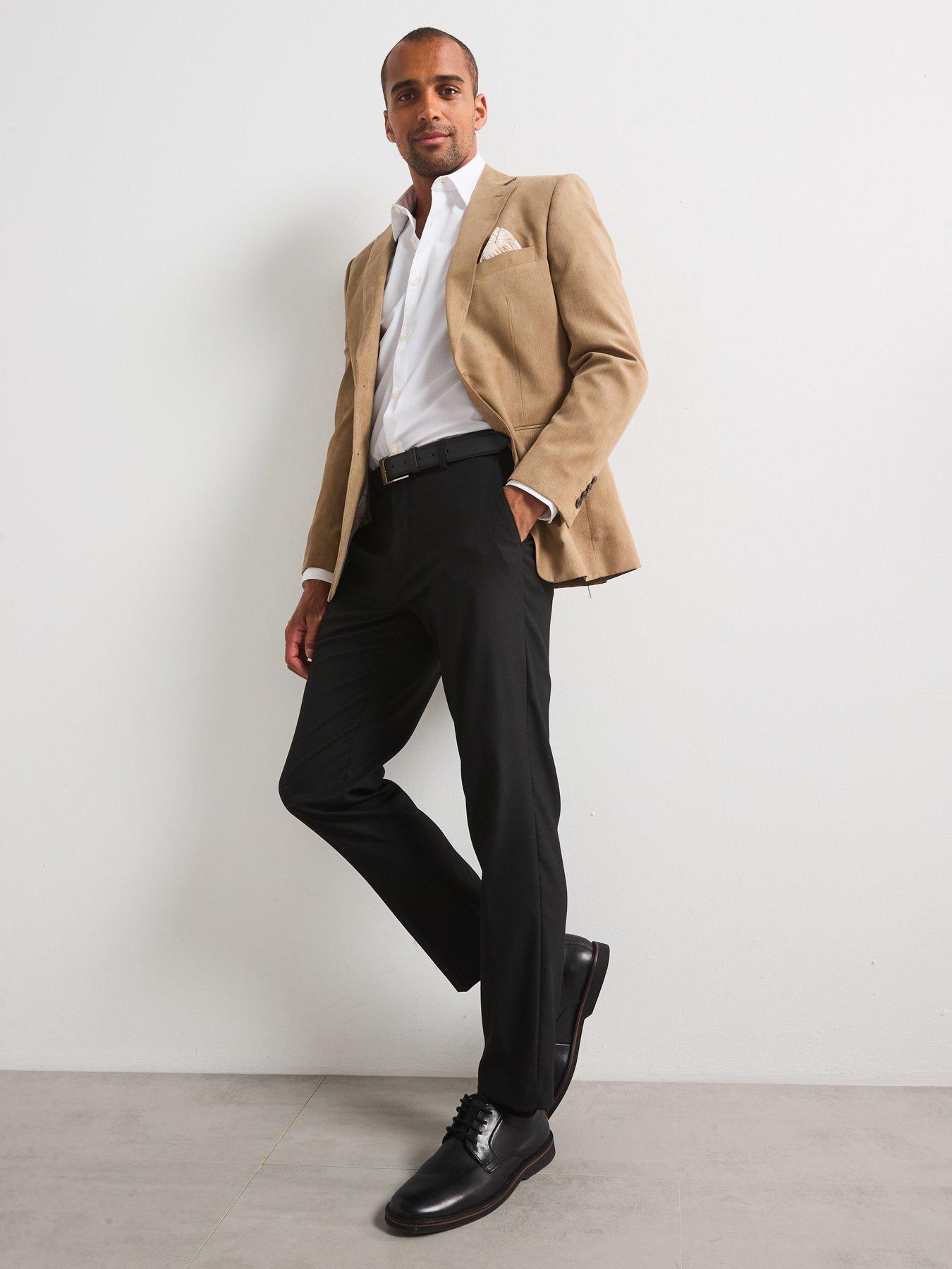 Image 3 of 6 of Skopes Padua Tailored Fit Suit Jacket - Beige