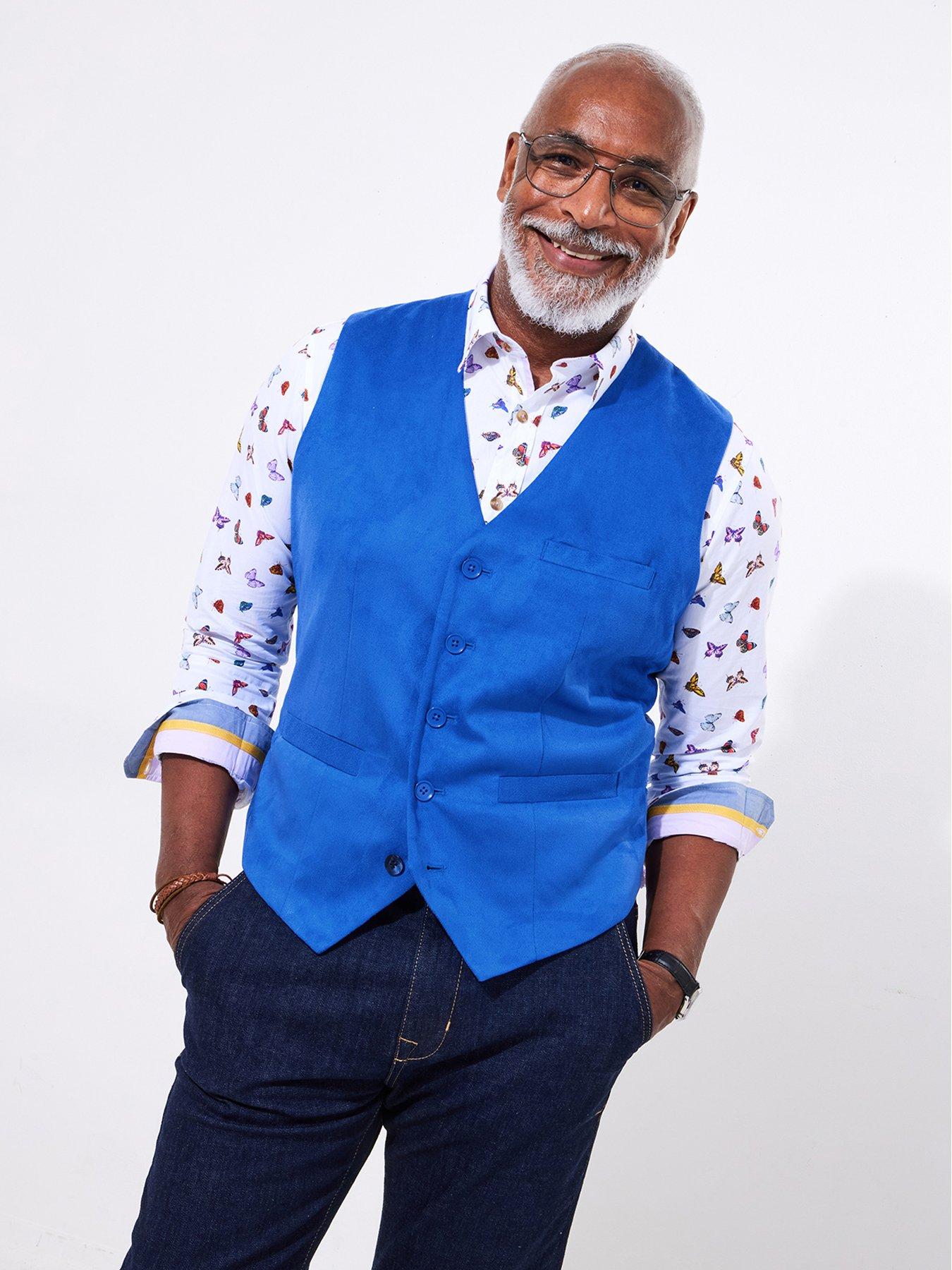 undefined Pop Of Colour Waistcoat - Blue