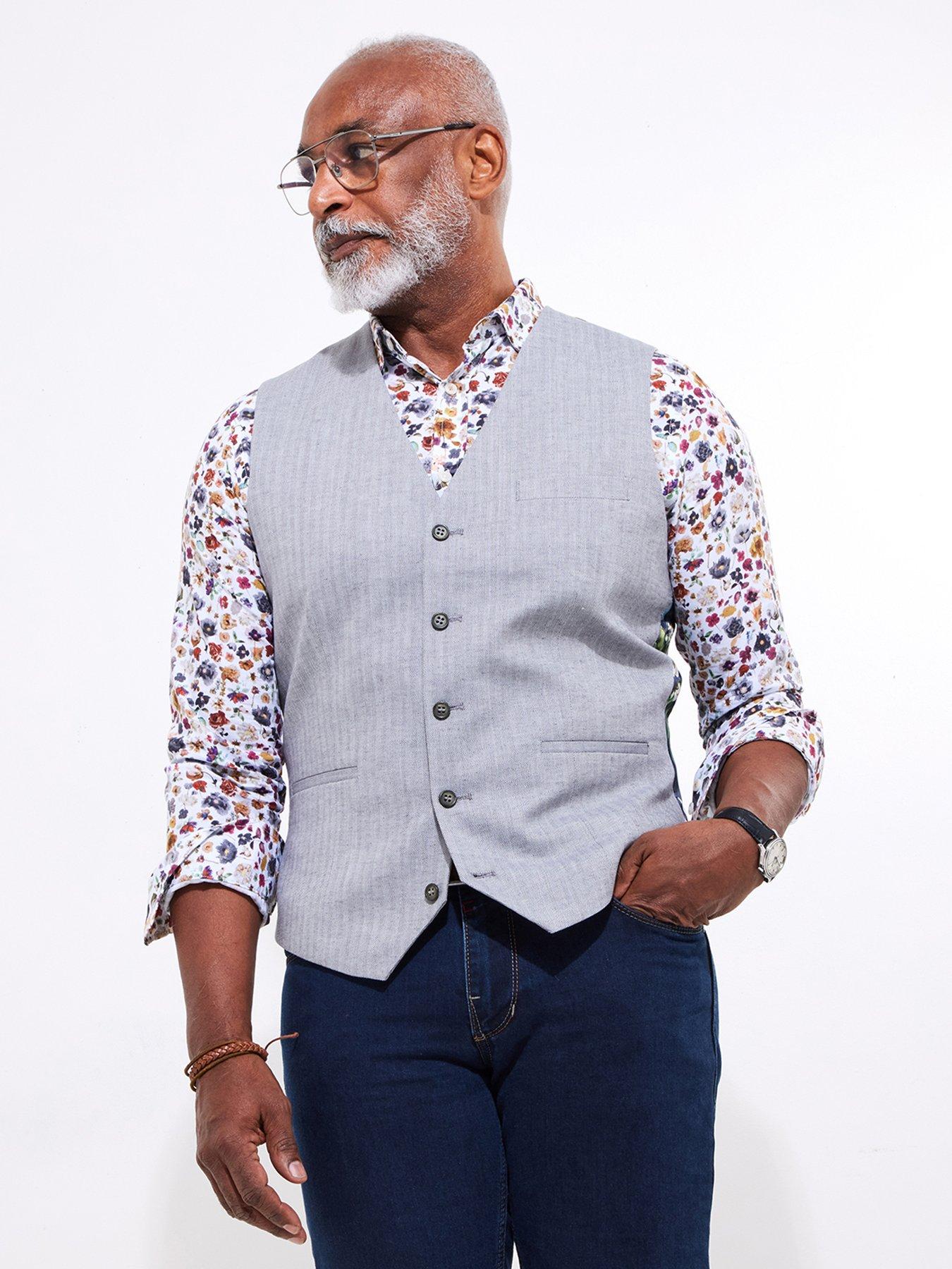 Joe Browns Sensational Suave Suit Waistcoat - Grey