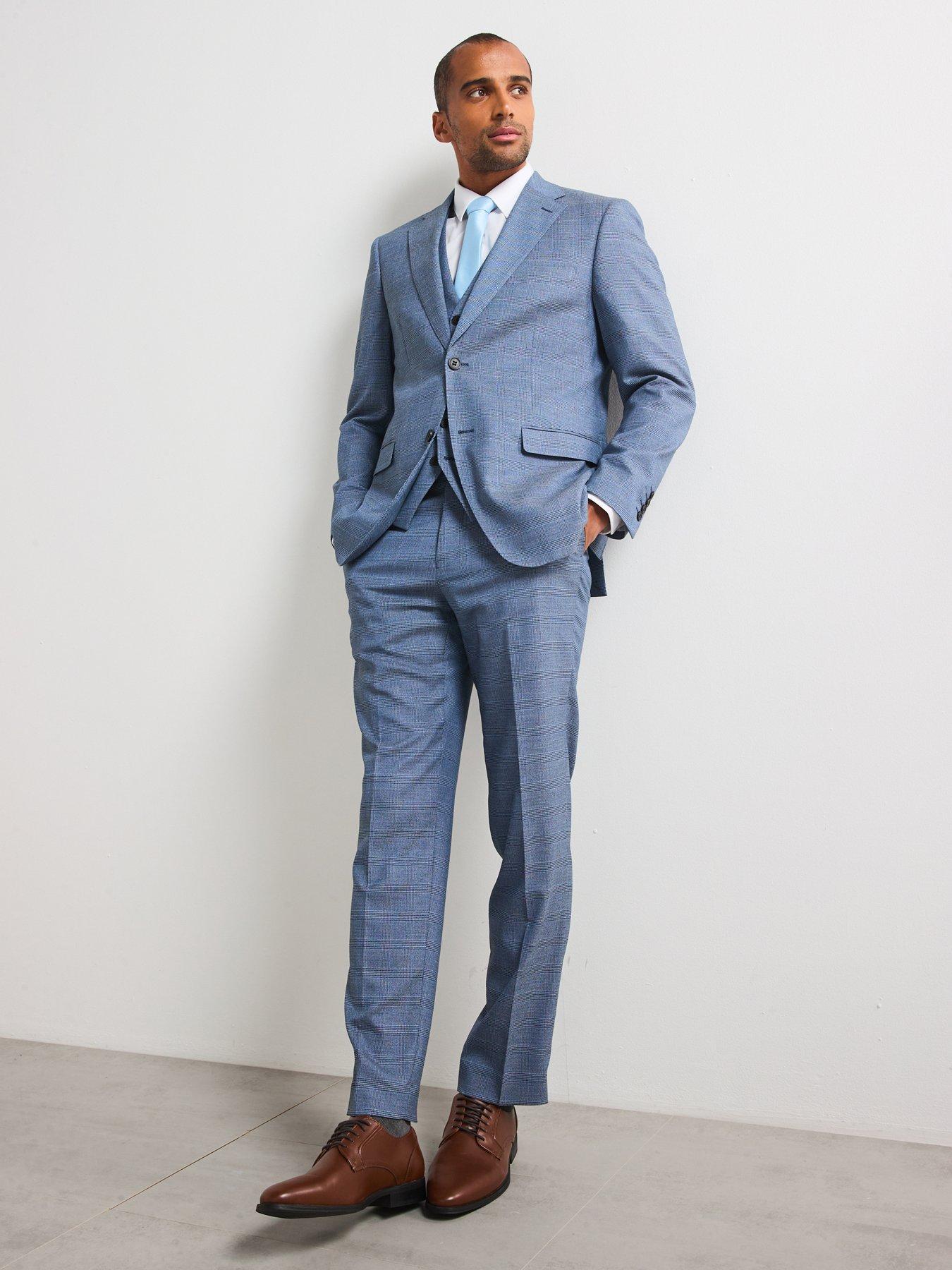 Image 3 of 6 of Skopes Anthony Tailored Fit Suit Jacket - Blue