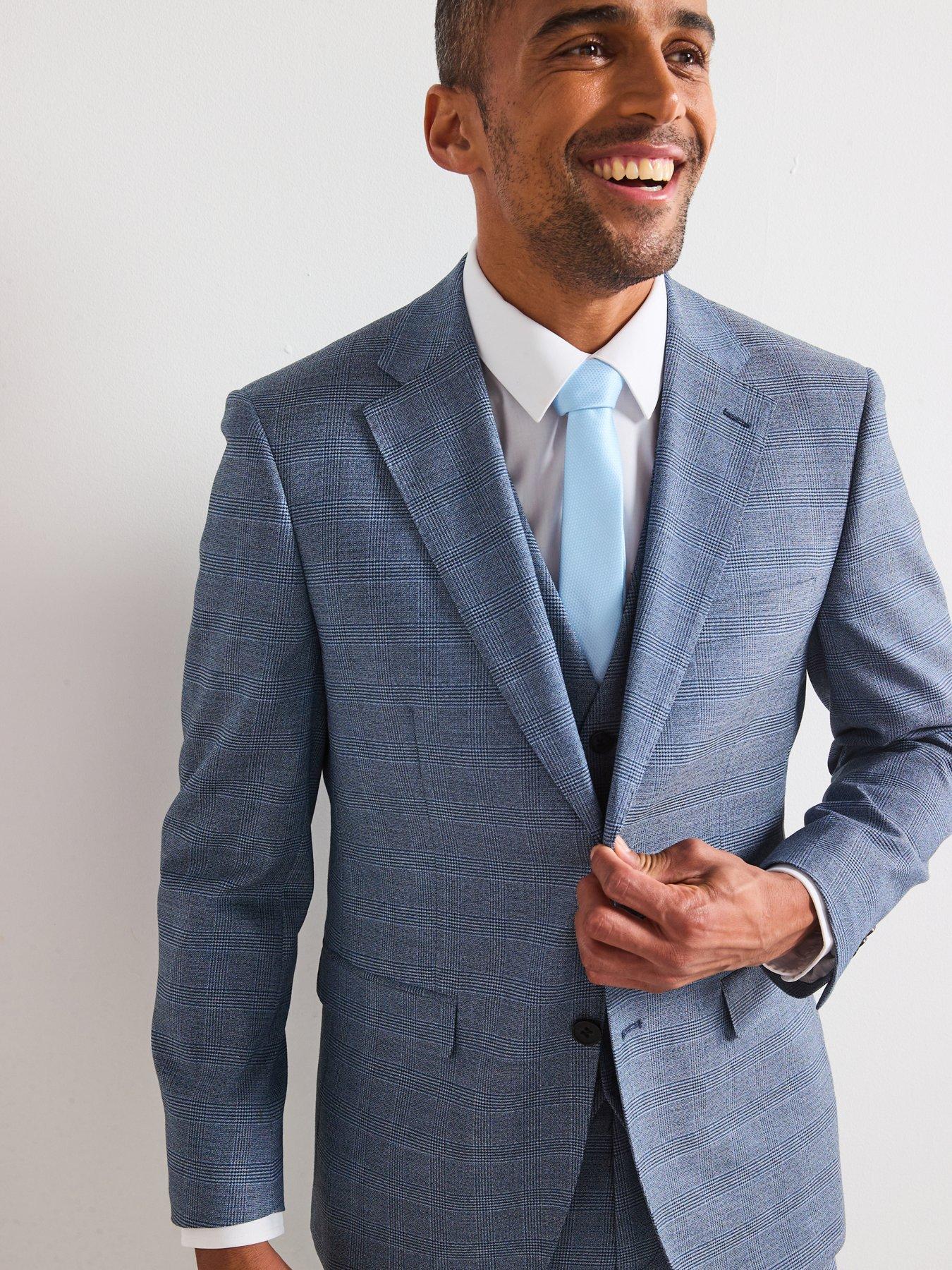 Image 4 of 6 of Skopes Anthony Tailored Fit Suit Jacket - Blue