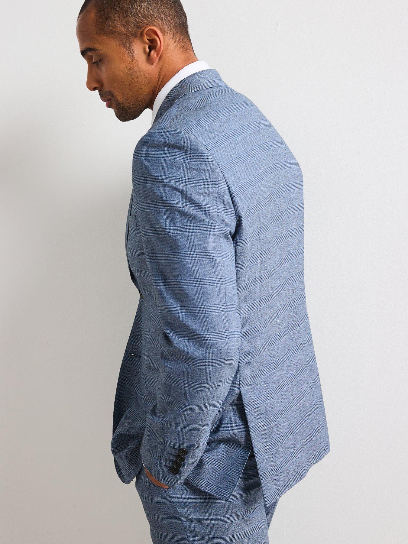 Image 6 of 6 of Skopes Anthony Tailored Fit Suit Jacket - Blue