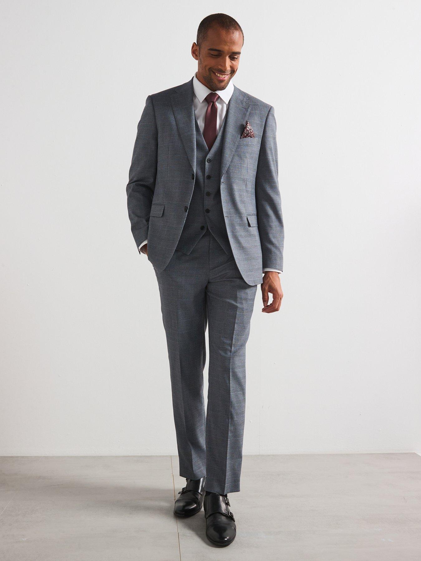 Image 3 of 6 of Skopes Anthony Tailored Fit Suit Jacket - Grey