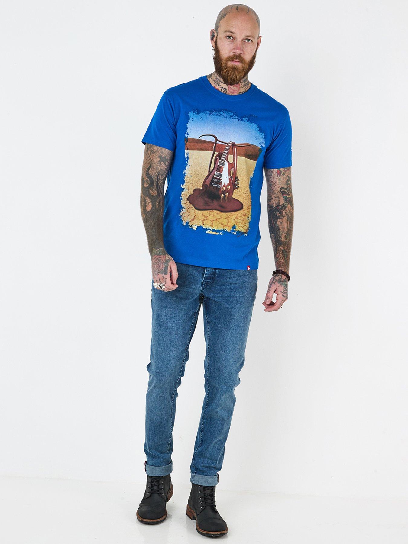undefined Surreal Sounds T-Shirt - Blue