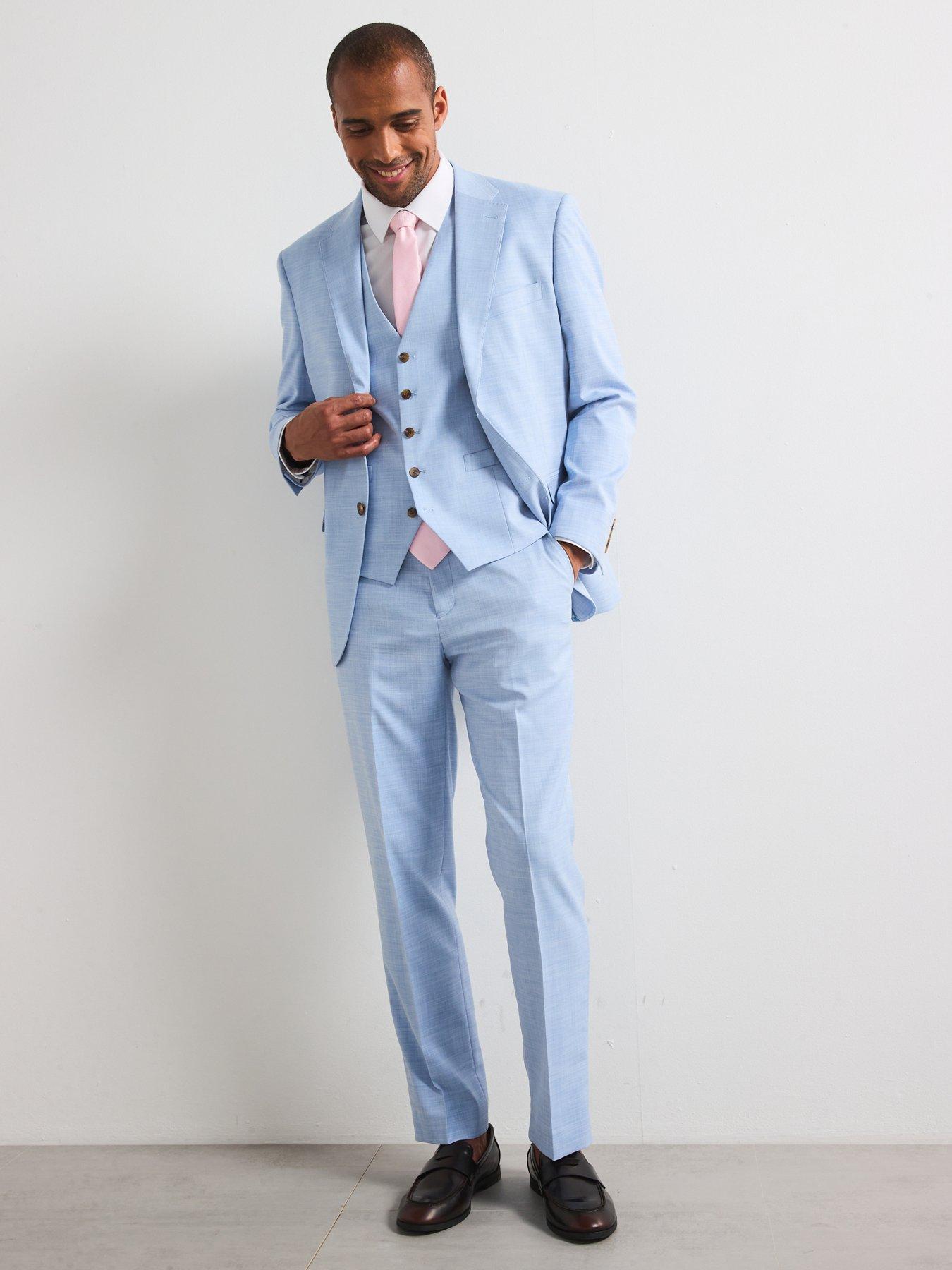 Image 3 of 6 of Skopes Lucien Tailored Fit Suit Jacket - Blue