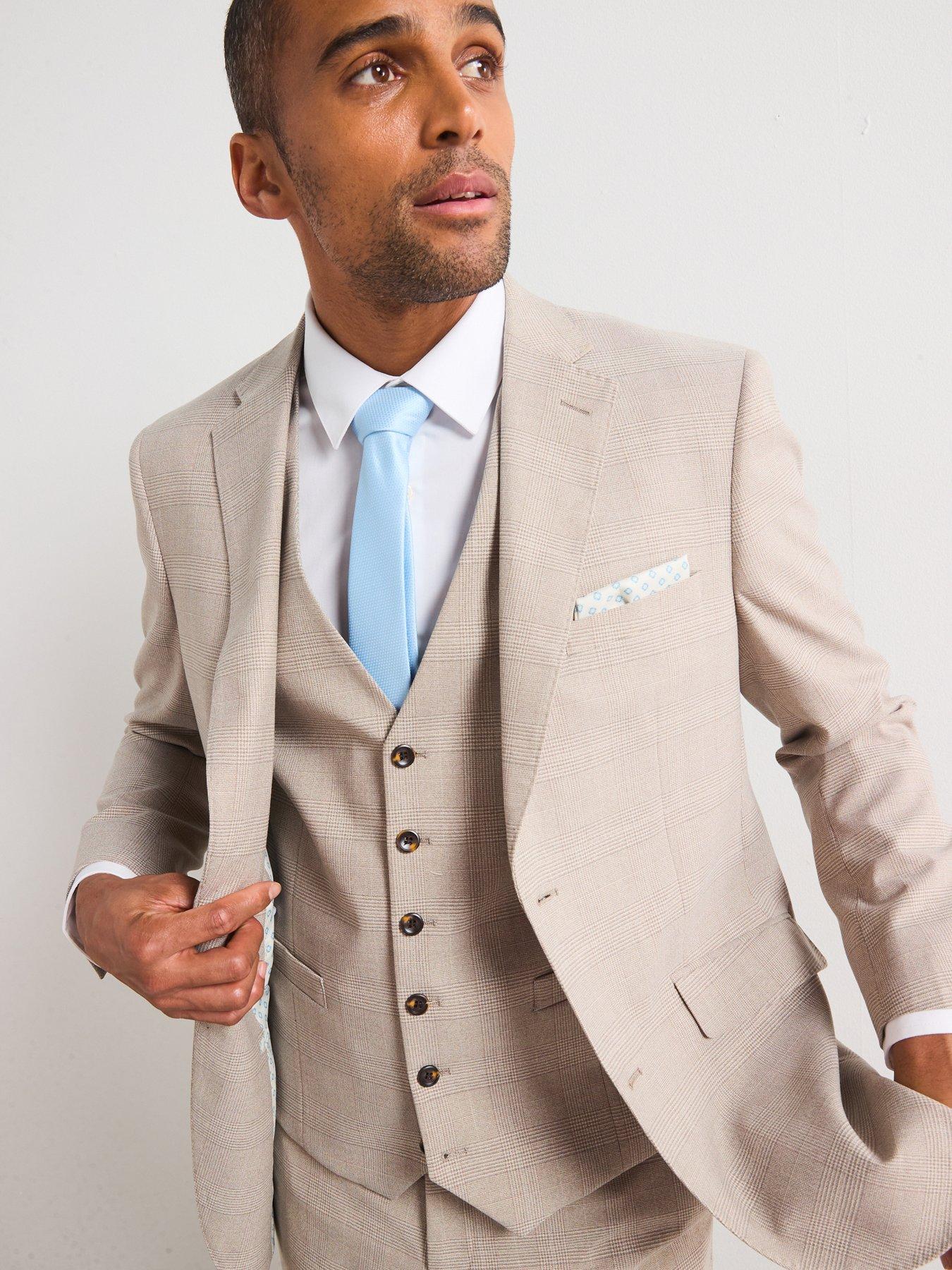 Image 1 of 6 of Skopes Charlie Standard Fit Waistcoat - Beige