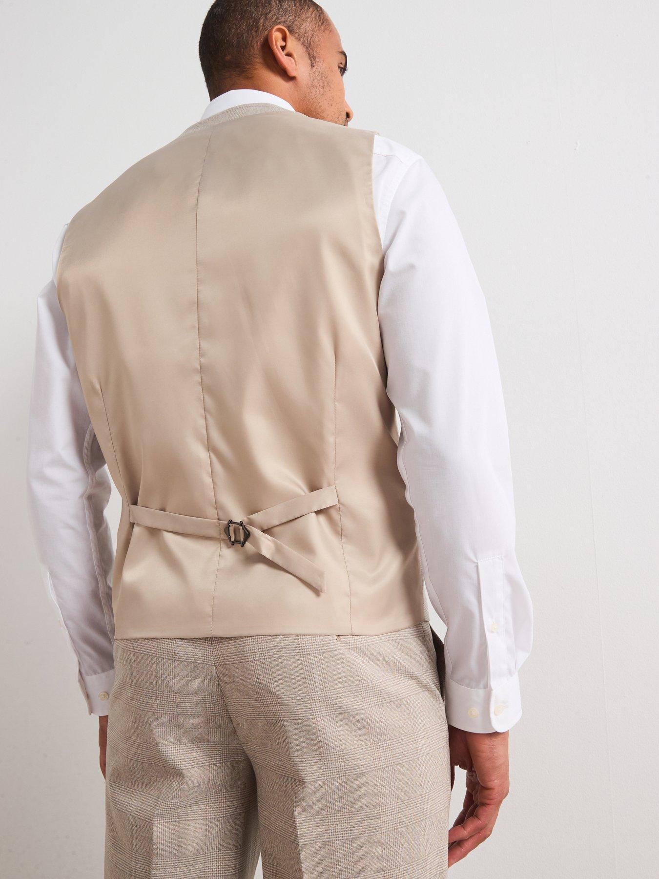 Image 2 of 6 of Skopes Charlie Standard Fit Waistcoat - Beige