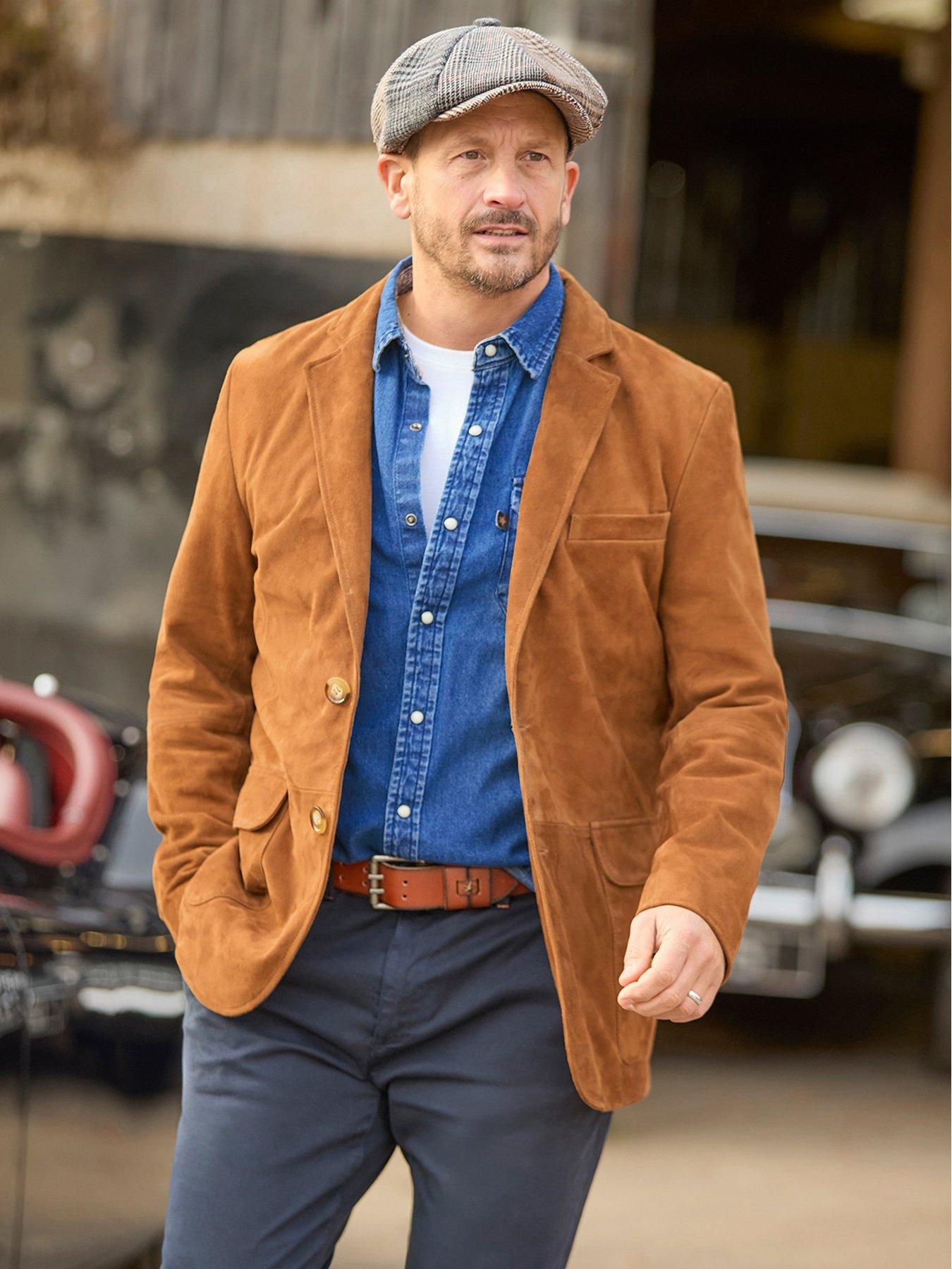 Joe Browns Sensational Suede Suit Jacket Brown Very