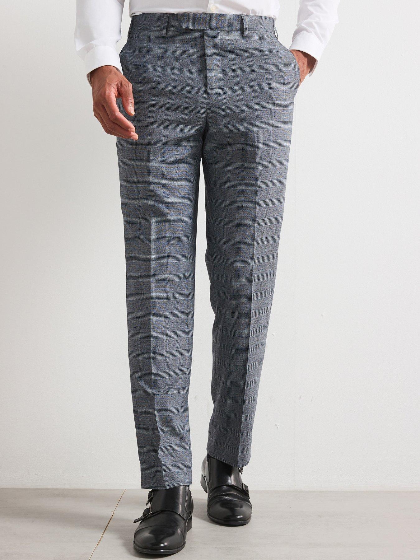 Image 1 of 6 of Skopes Anthony Tailored Fit Suit Trousers - Grey