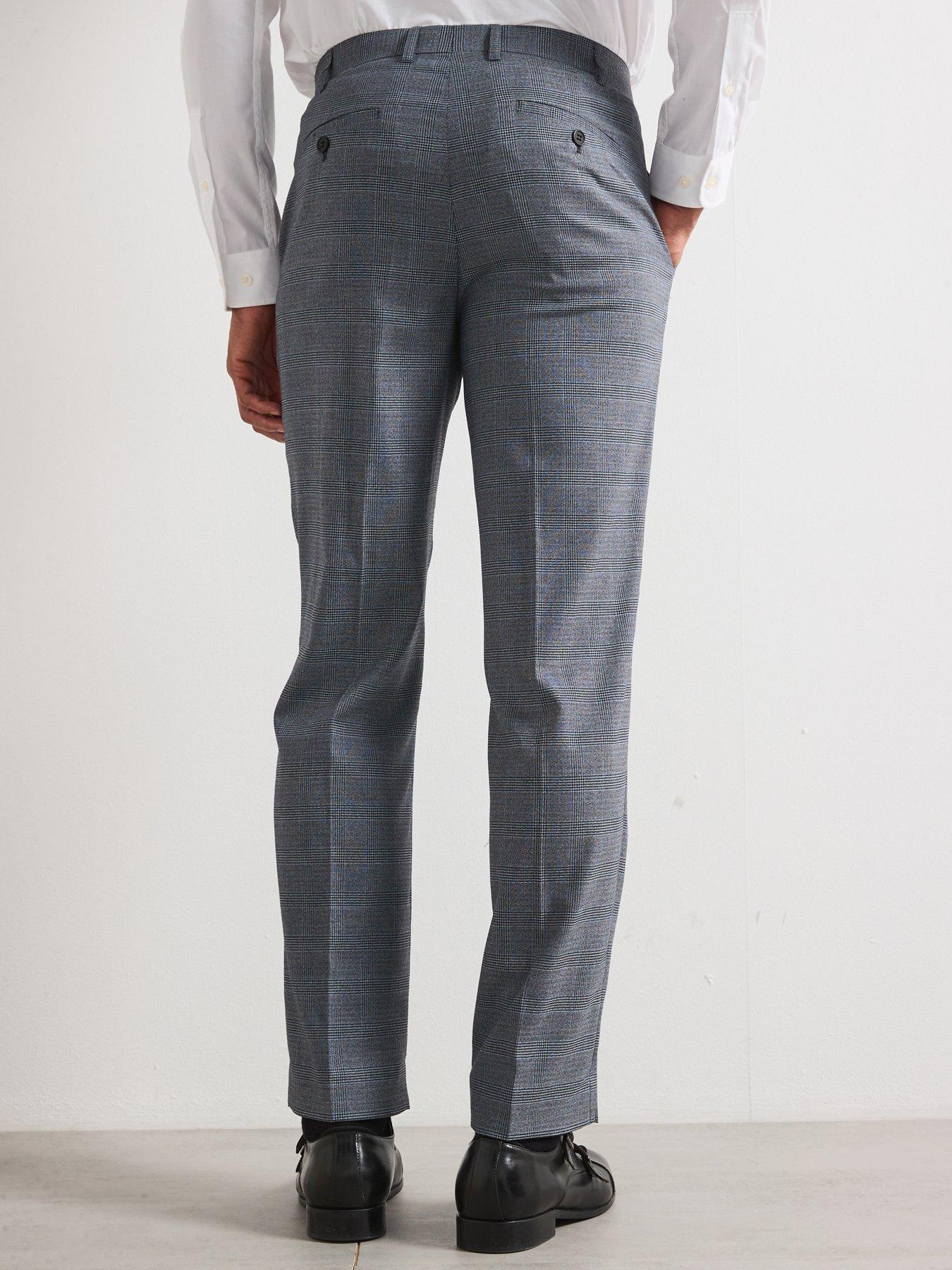 Image 2 of 6 of Skopes Anthony Tailored Fit Suit Trousers - Grey