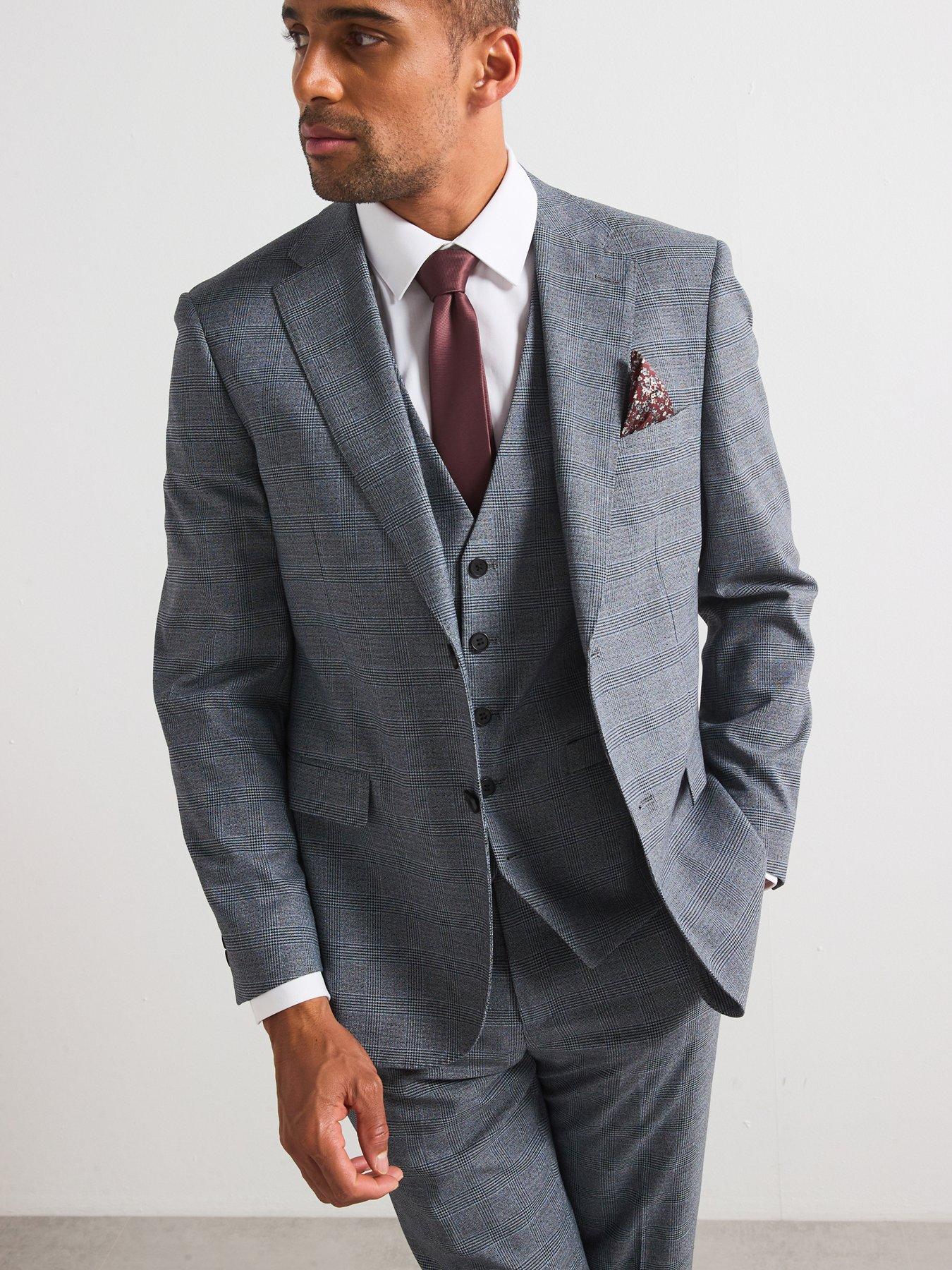 Image 5 of 6 of Skopes Anthony Tailored Fit Suit Trousers - Grey