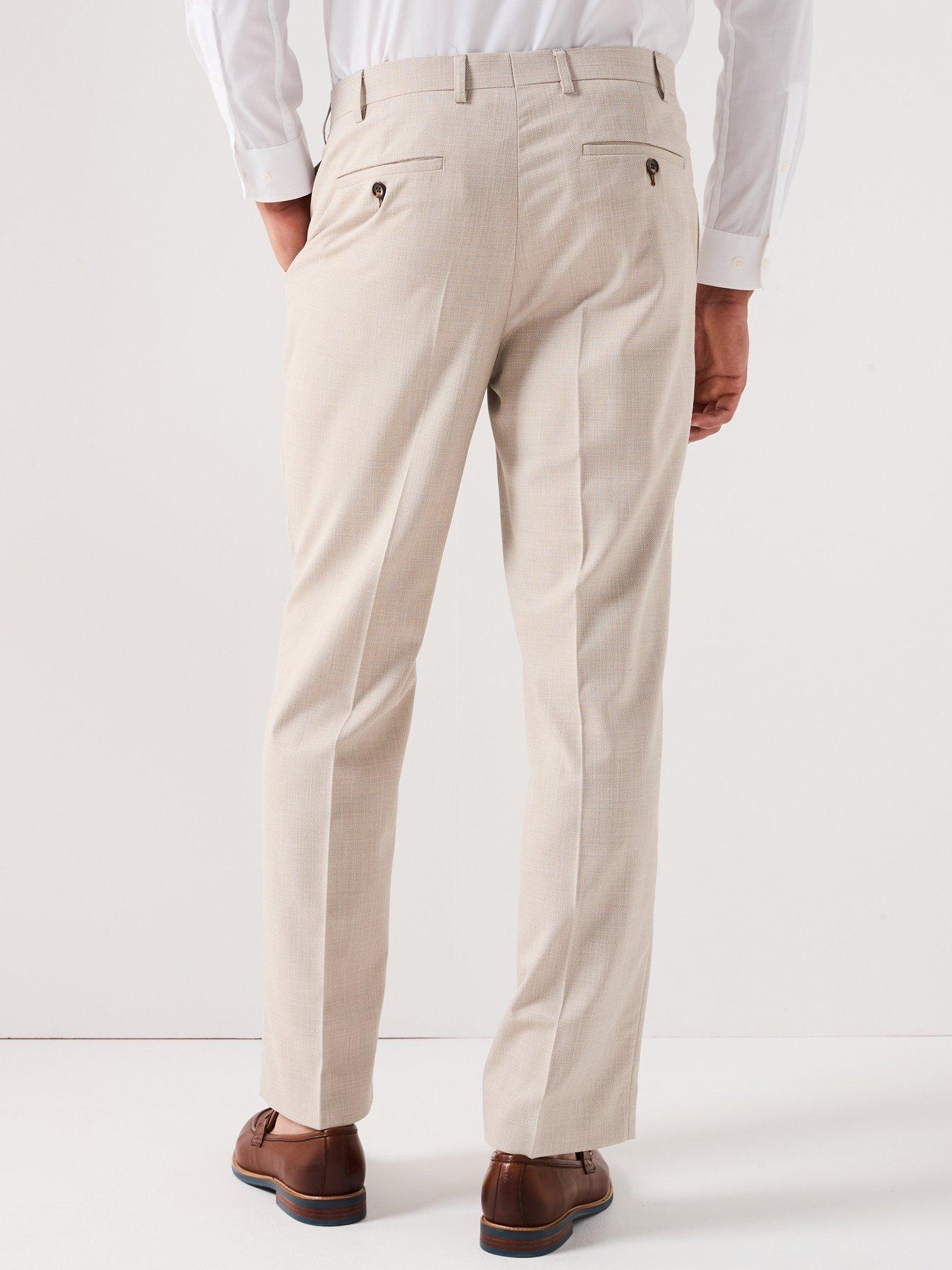 Image 2 of 5 of Skopes Redding Tailored Fit Suit Trousers - Beige