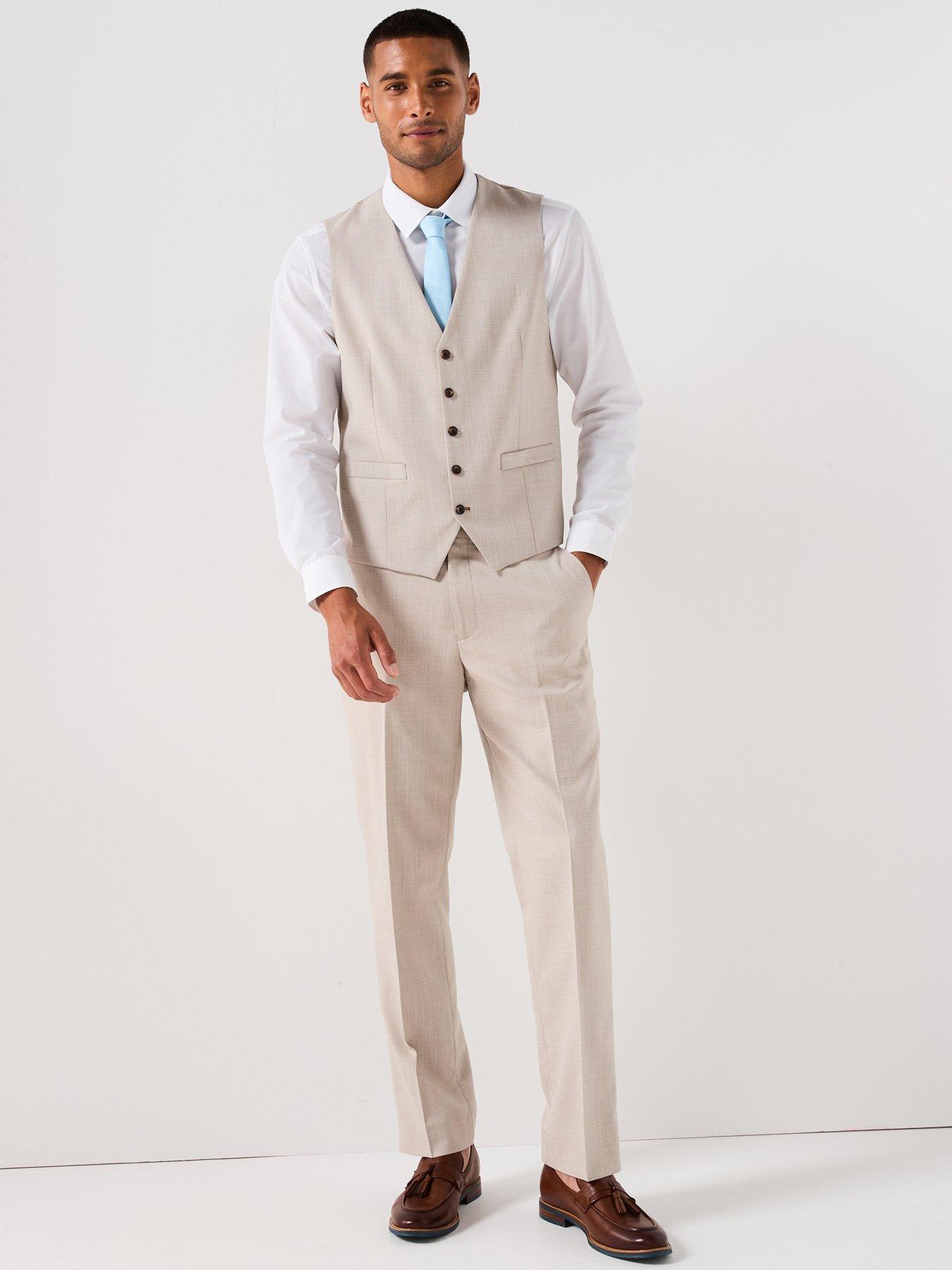 Image 4 of 5 of Skopes Redding Tailored Fit Suit Trousers - Beige