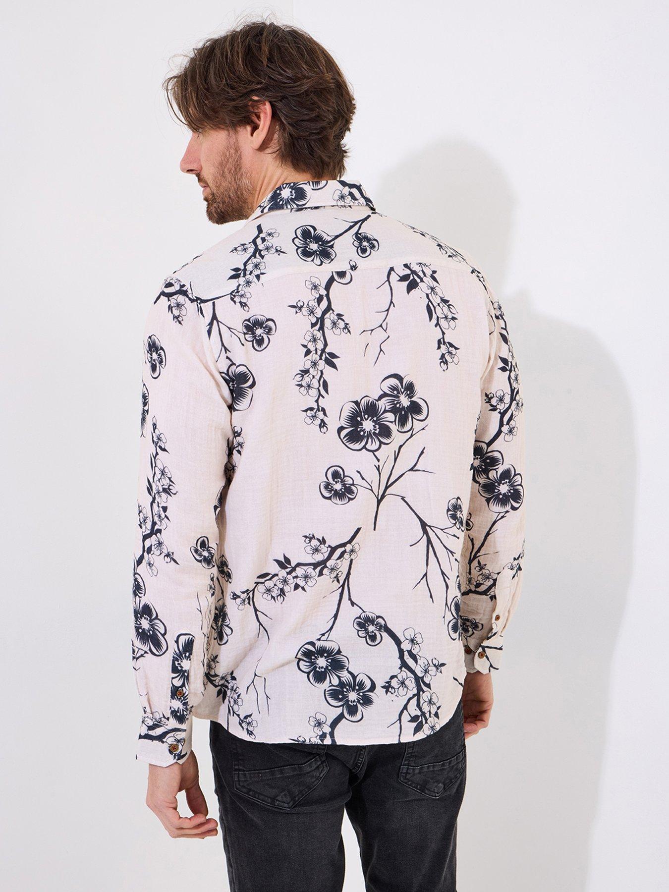 Image 3 of 5 of Joe Browns Brilliant Long Sleeve Blossom Shirt - Cream