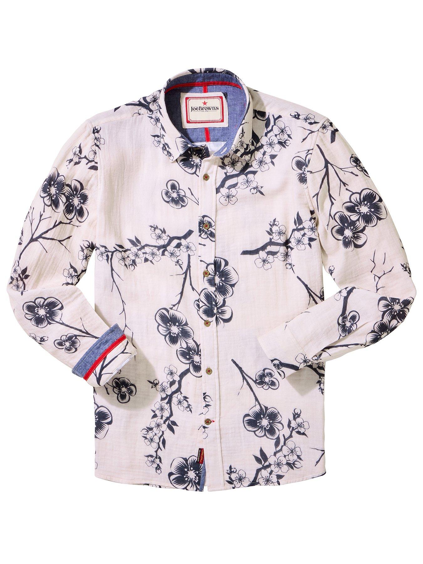 Image 5 of 5 of Joe Browns Brilliant Long Sleeve Blossom Shirt - Cream