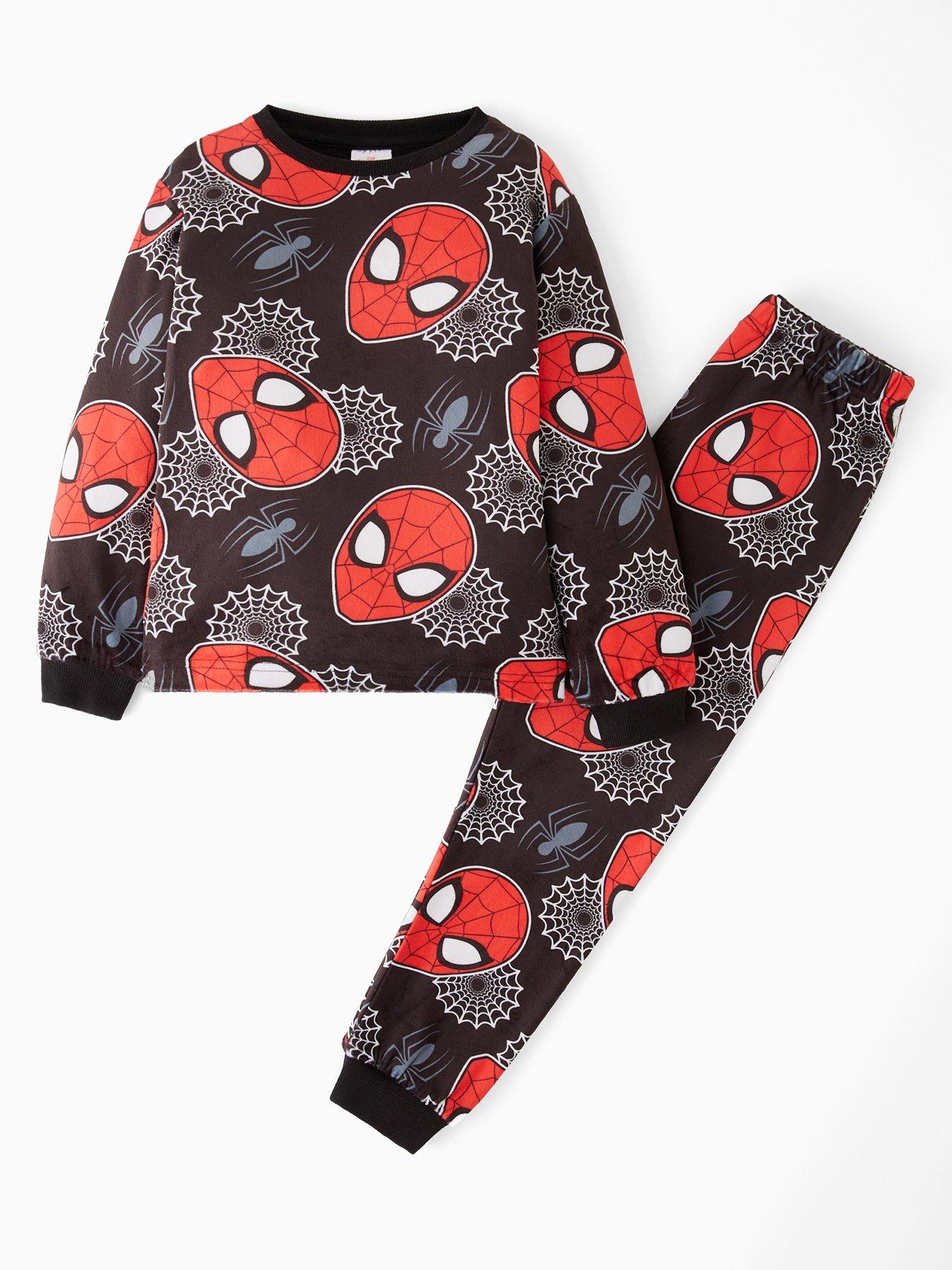 Spiderman Supersoft Fleece Pyjamas - Red