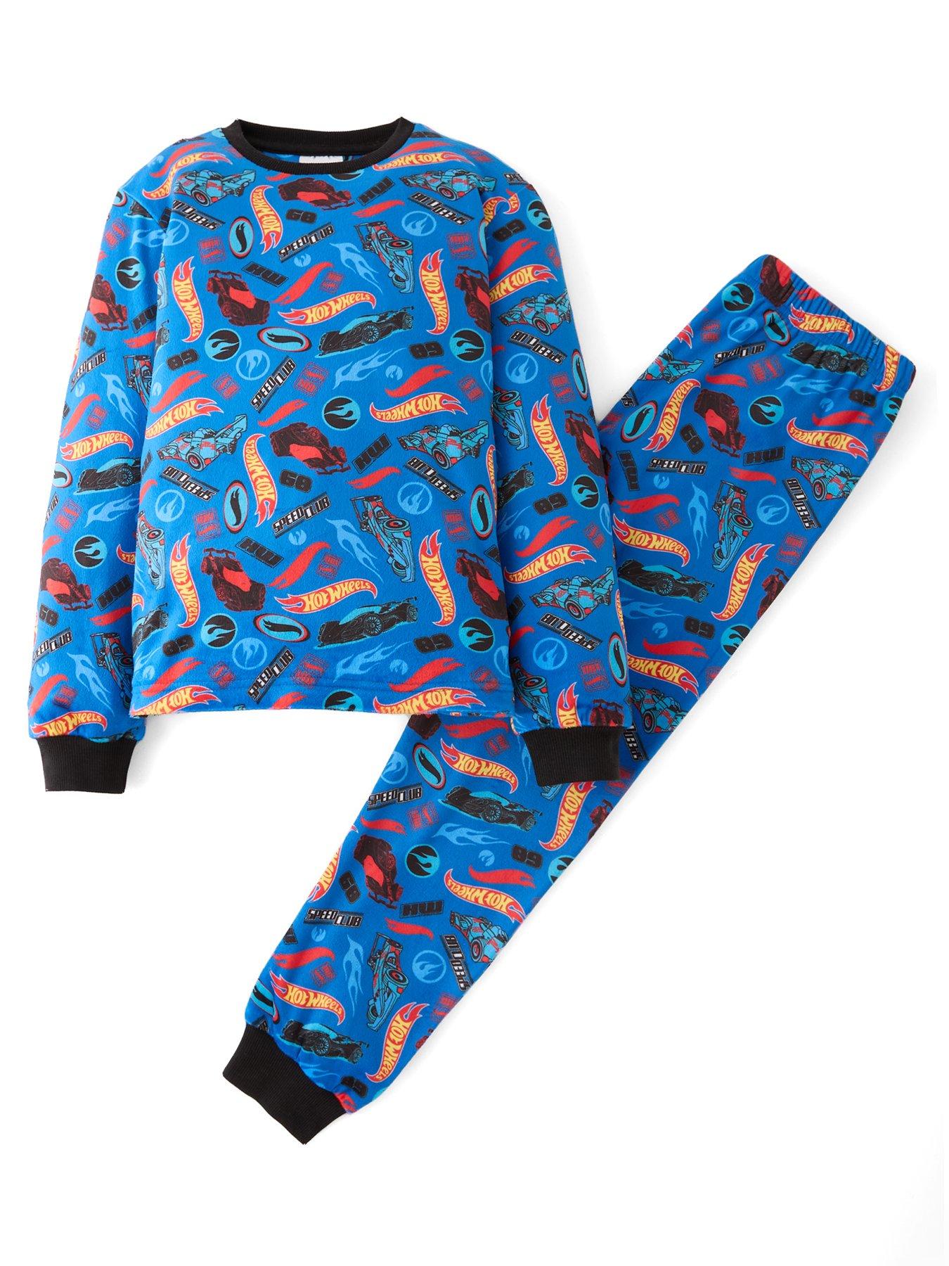 Officieel Gelicenseerde Hot Wheels Merchandise Hot Wheels Badjas Voor Jongens - Pluizige Fleece Ochtendjas Met Capuchon, Officieel Gelicenseerd Officiële Hot Wheels Kleding