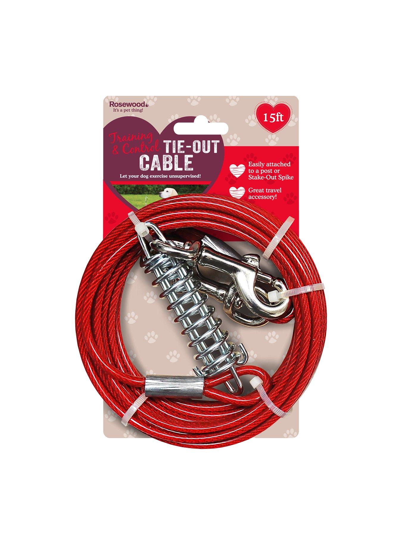 Rosewood Tie-Out Cable 15'