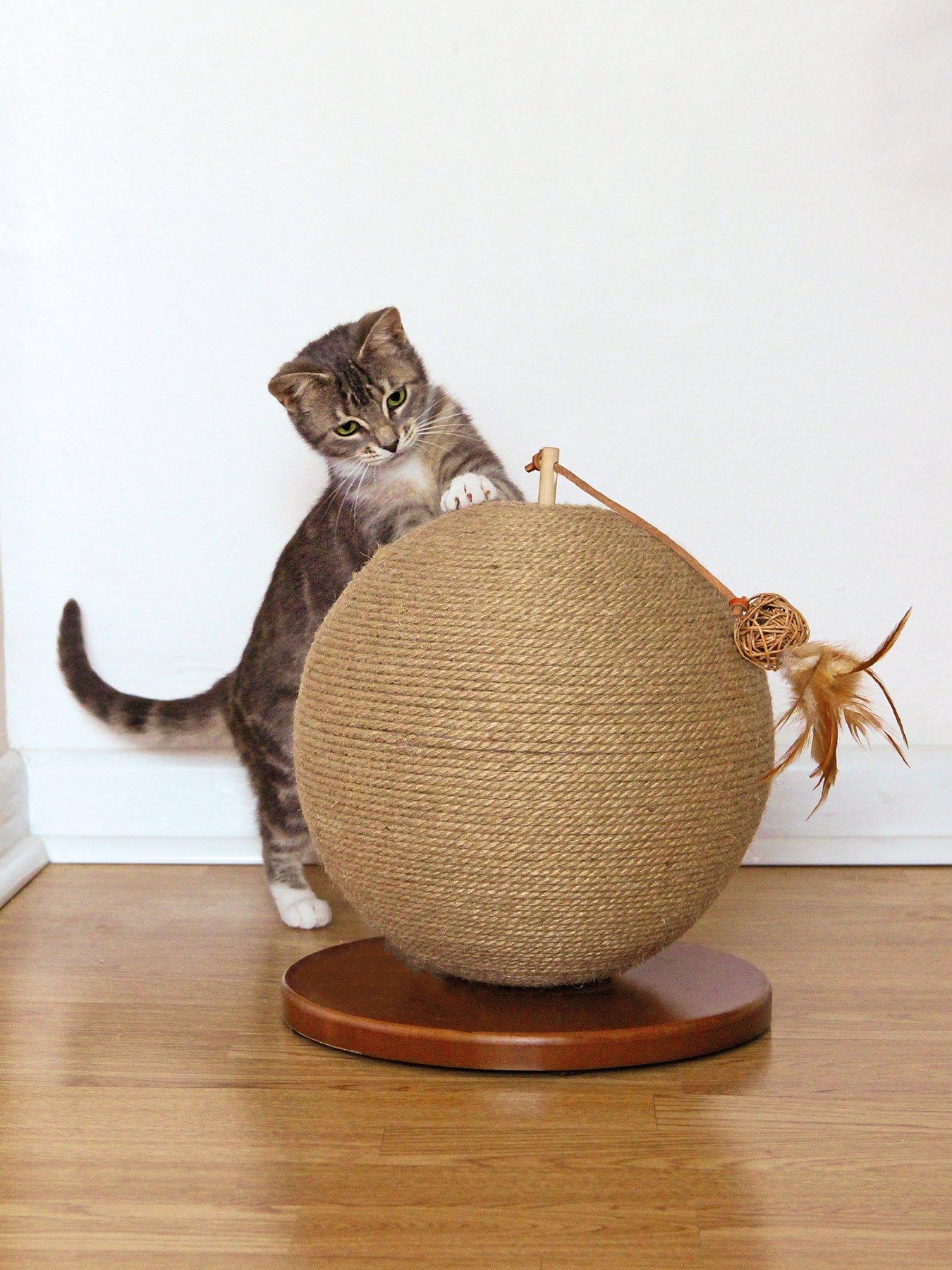 Product photograph of Rosewood Parsley Cat Scratcher from very.co.uk