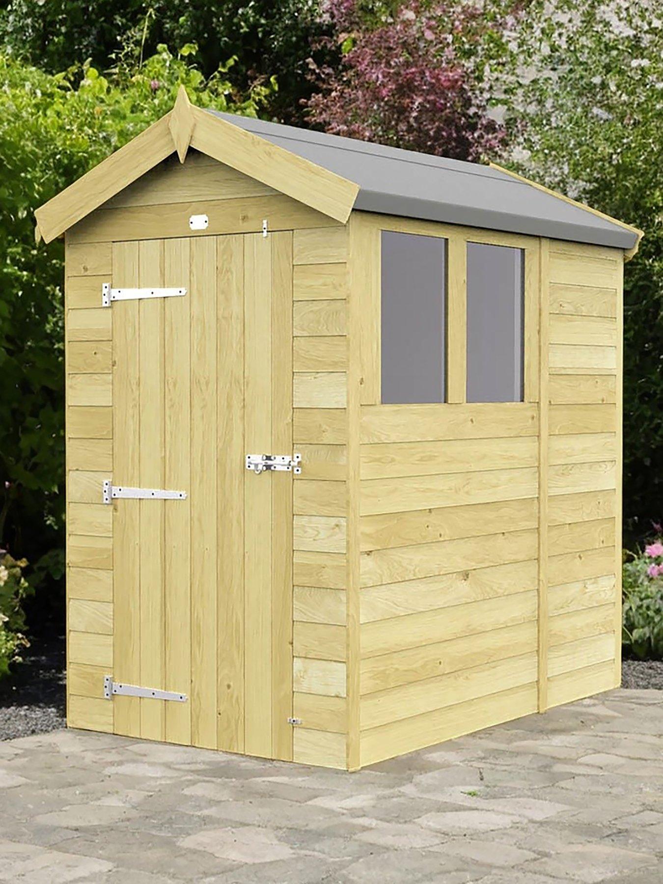 undefined 4 x 6 Apex Shed Shiplap pressure treated