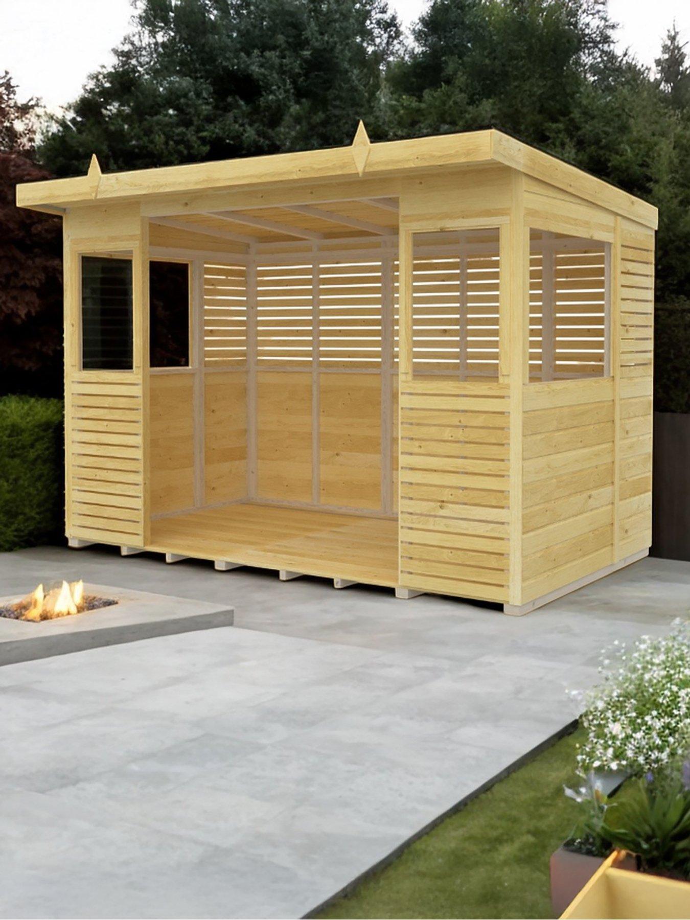 undefined 10 x 6ft Shiplap Pressure Treated BBQ/Outdoor Kitchen